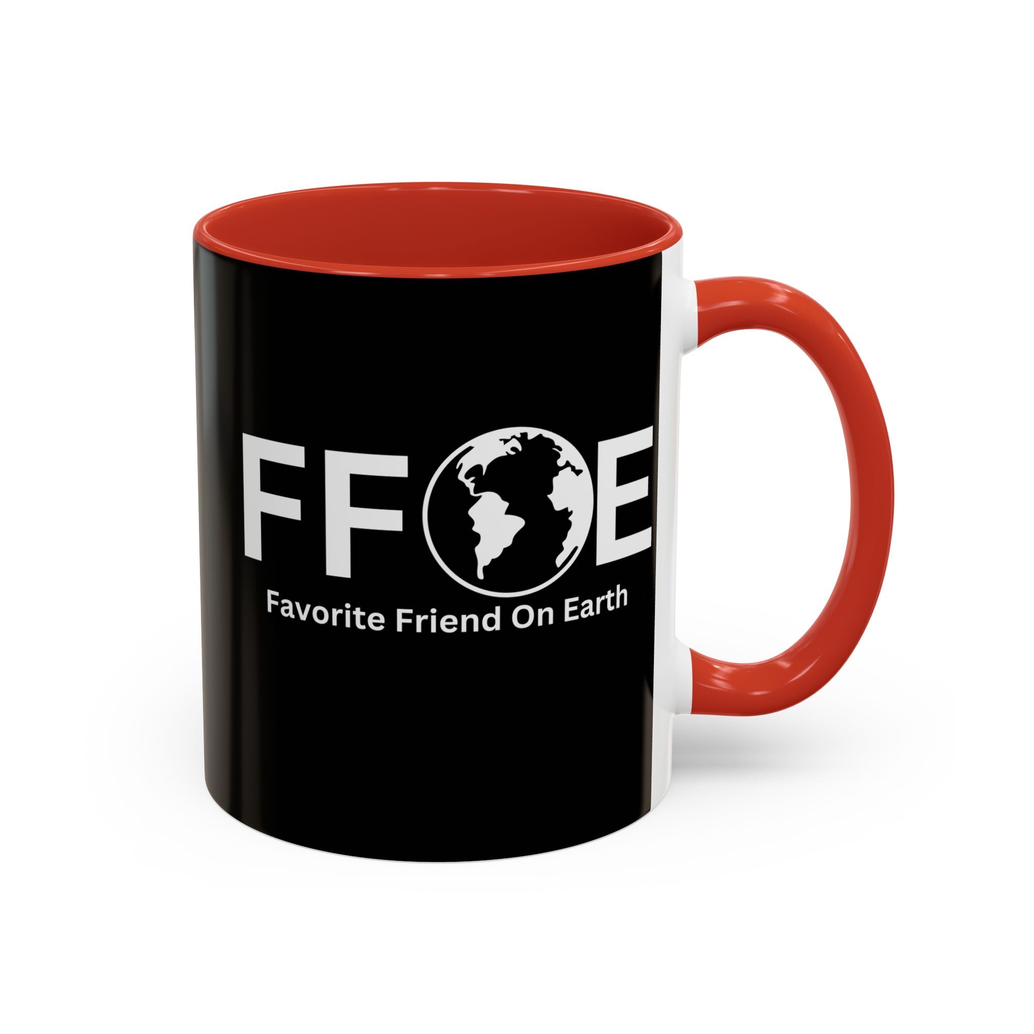 Favorite Friend On Earth (FFOE) Accent Coffee Mug (11oz, 15oz)