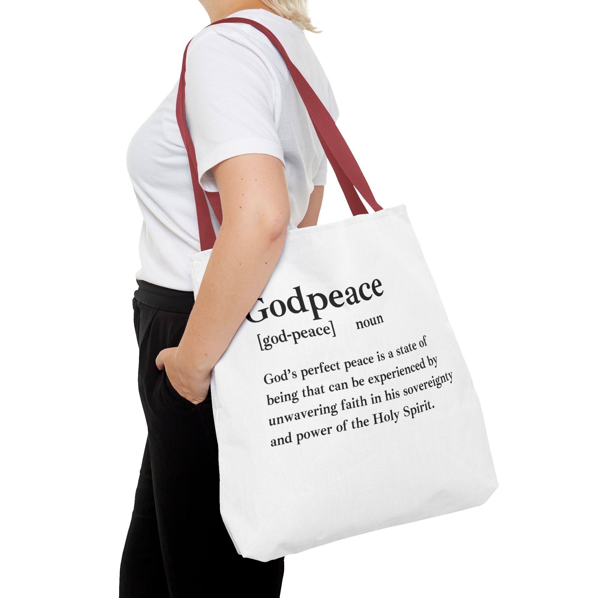 Godpeace Tote Bag - Custom Printed Stylish and Functional Tote