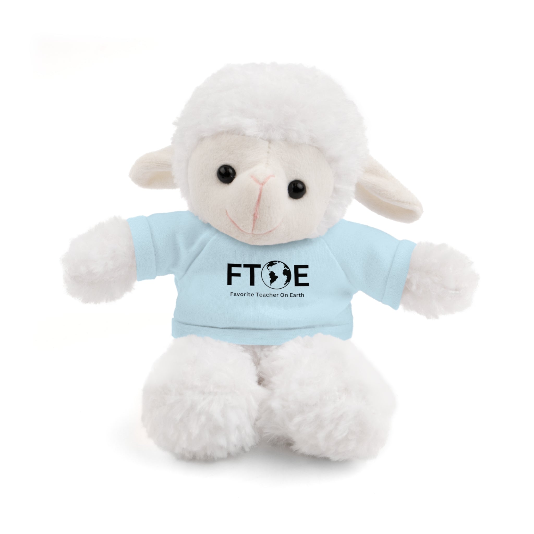 Stuffed Animal Gift – Favorite Teacher on Earth (FTOE) – Customizable T-Shirt & Animal