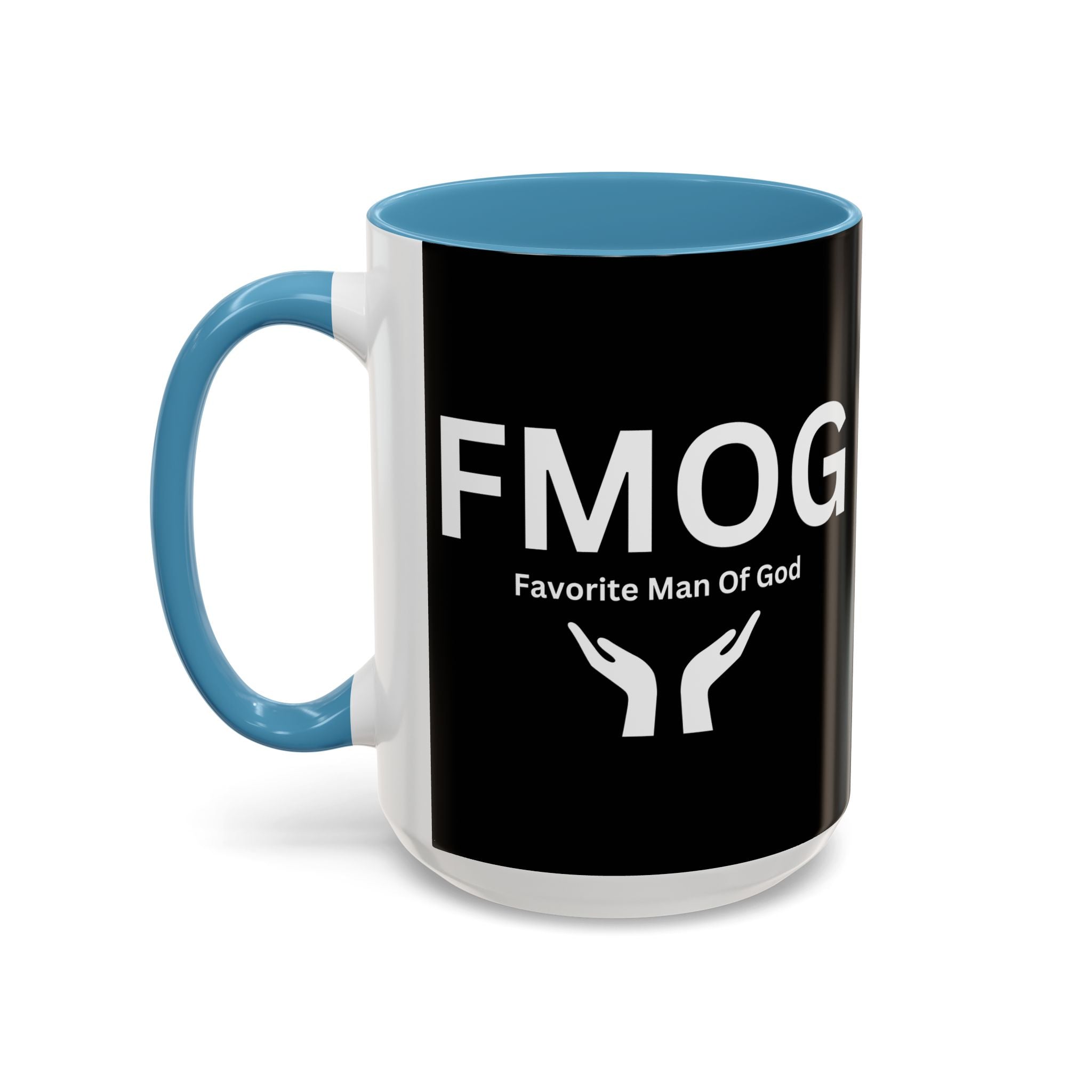 Favorite Man of God (FMOG) Accent Coffee Mug (11, 15oz)