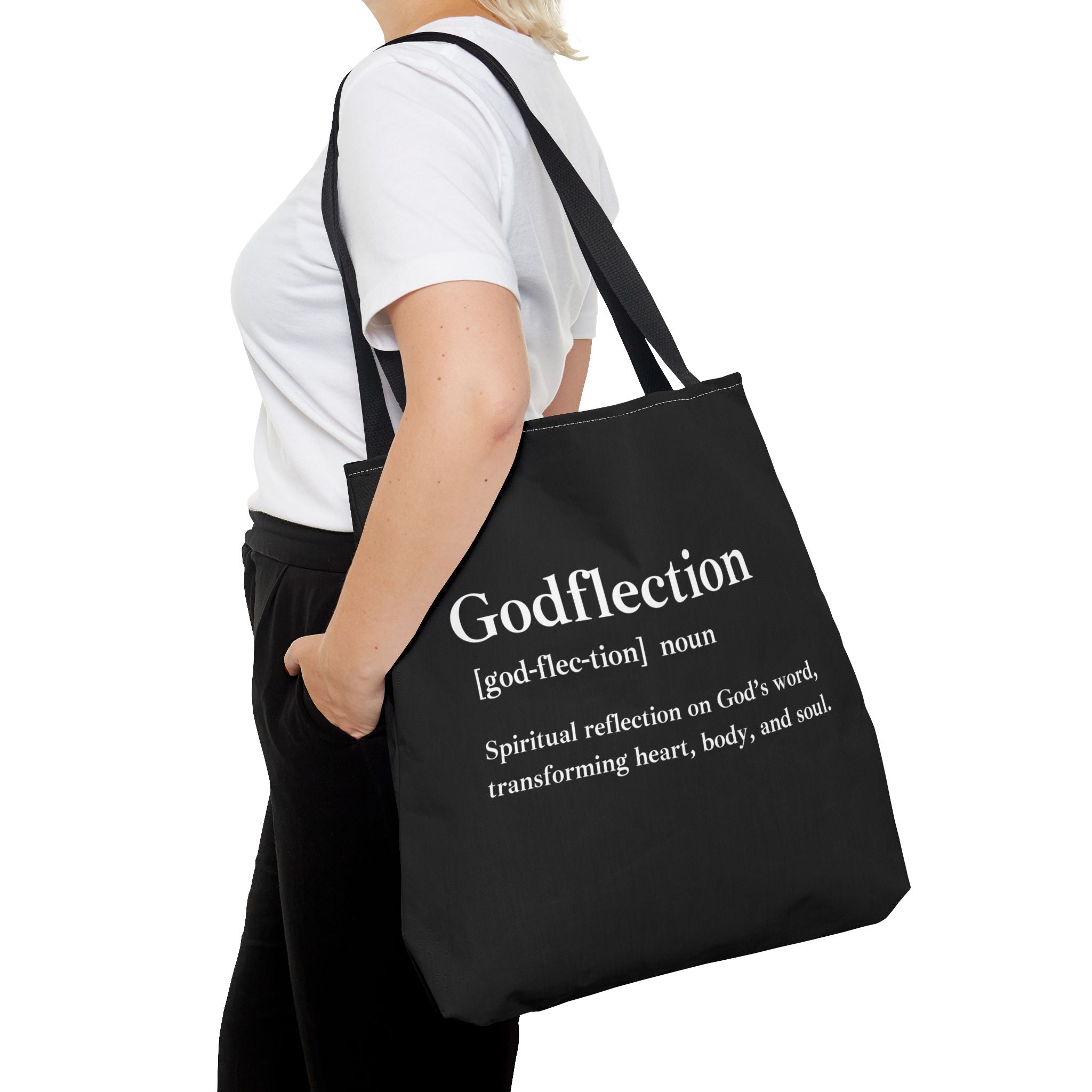 Godflection Tote Bag - Custom Printed Stylish and Functional Tote