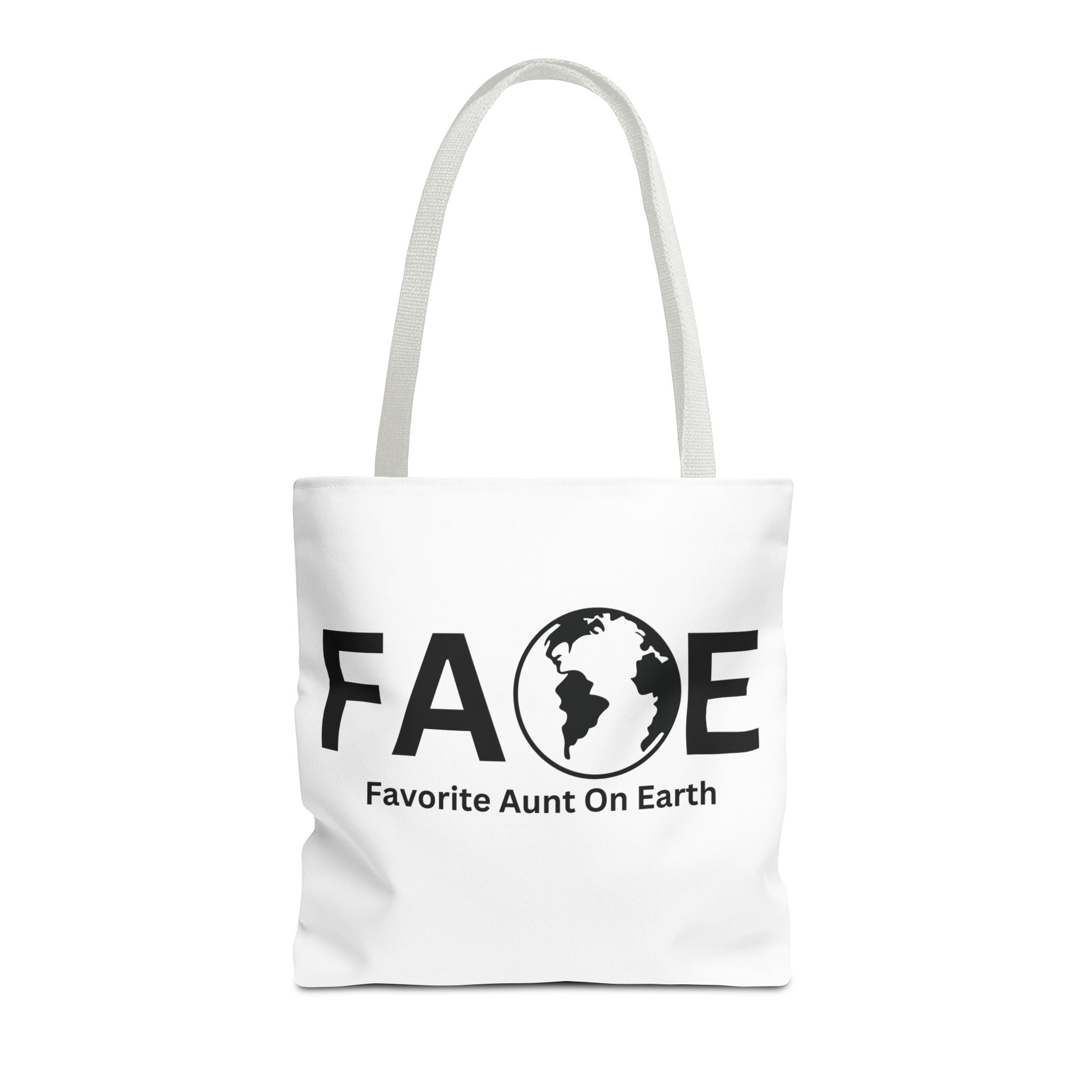 Favorite Aunt On Earth (FAOE) Tote Bag - Custom Printed Stylish and Functional Tote