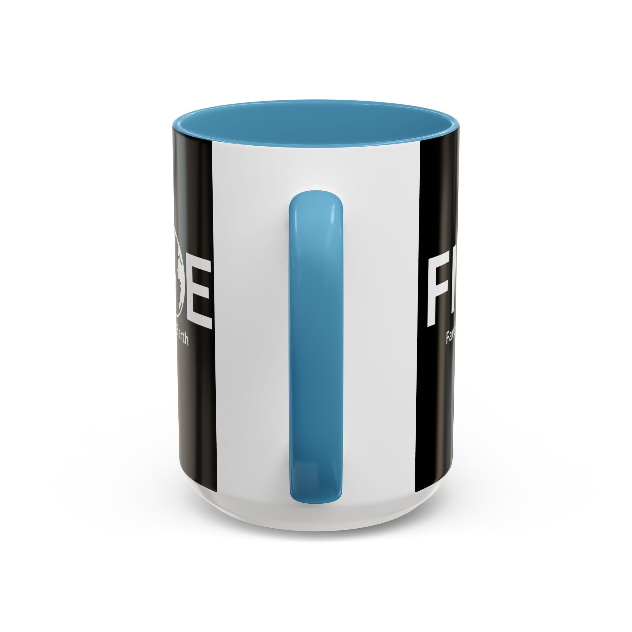 Favorite Mom On Earth (FMOE) Accent Coffee Mug (11oz, 15oz)