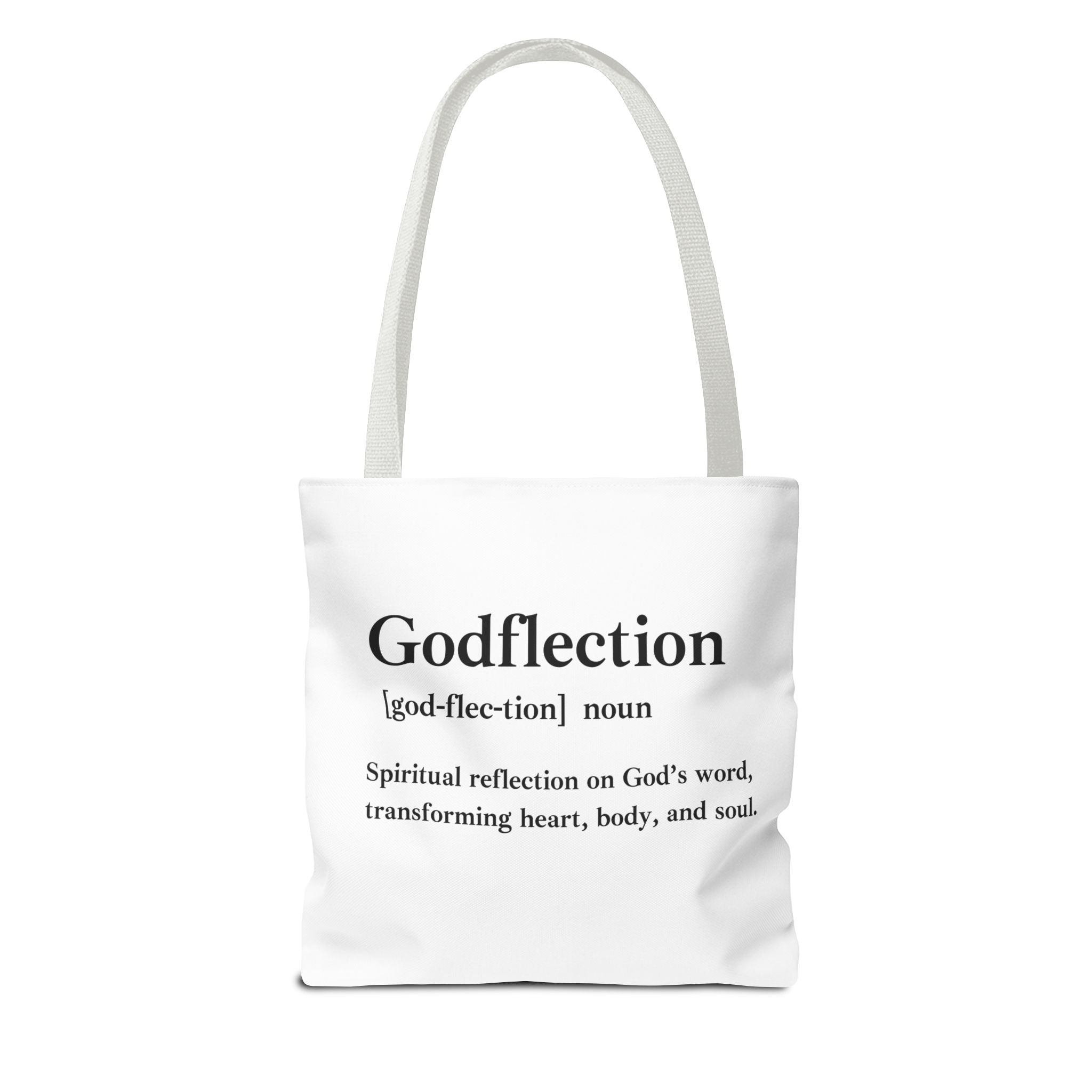 Godflection Tote Bag - Custom Printed Stylish and Functional Tote