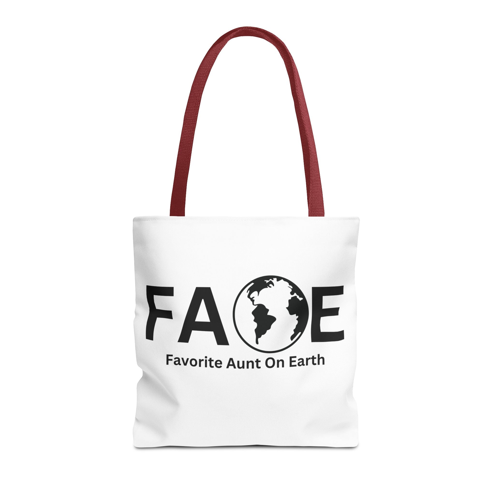Favorite Aunt On Earth (FAOE) Tote Bag - Custom Printed Stylish and Functional Tote