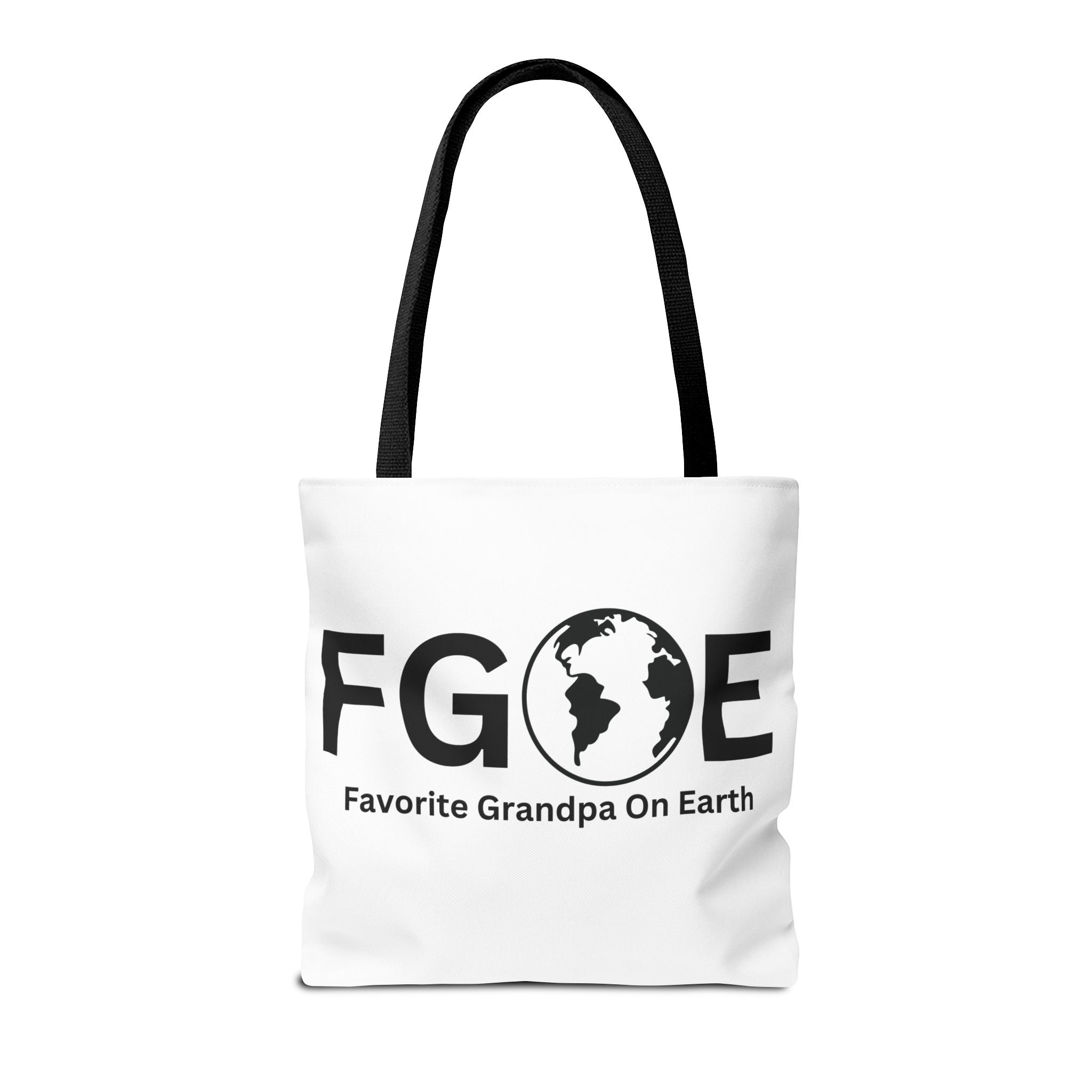 Favorite Grandpa On Earth (FGOE) Tote Bag - Custom Printed Stylish and Functional Tote