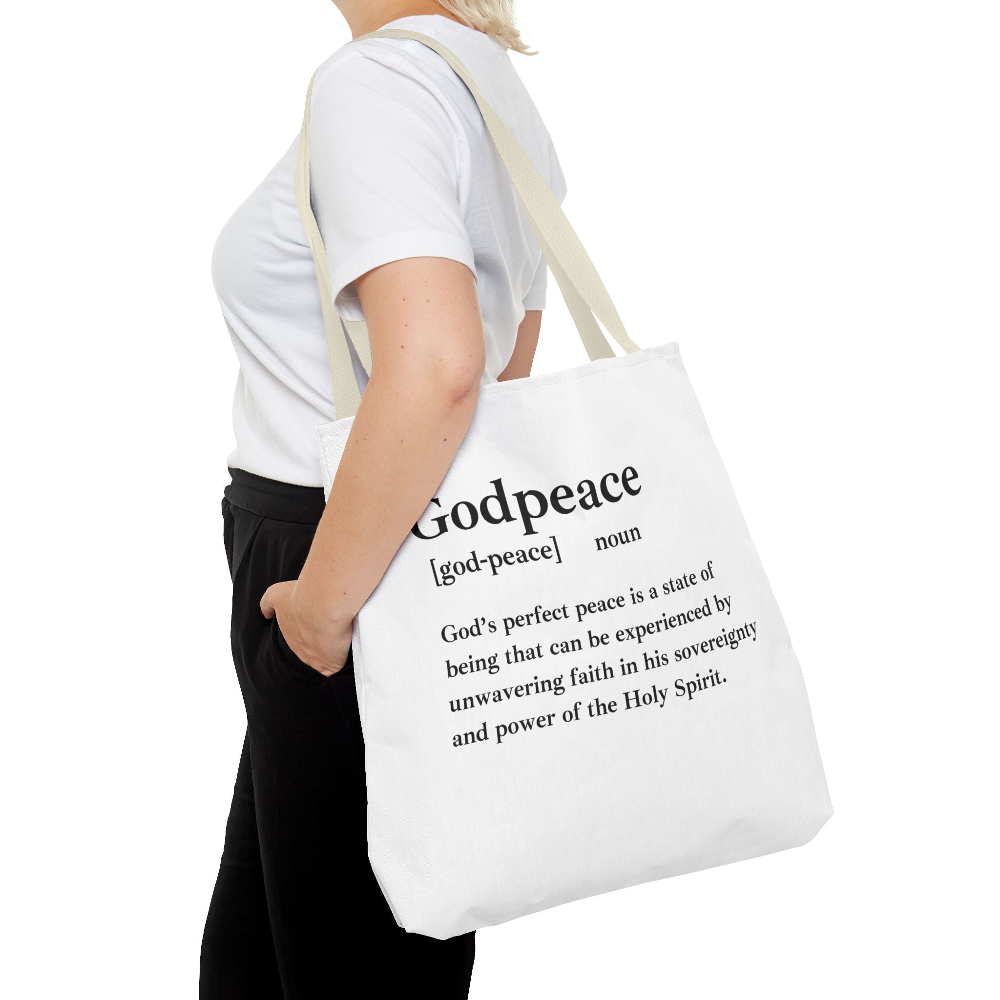 Godpeace Tote Bag - Custom Printed Stylish and Functional Tote