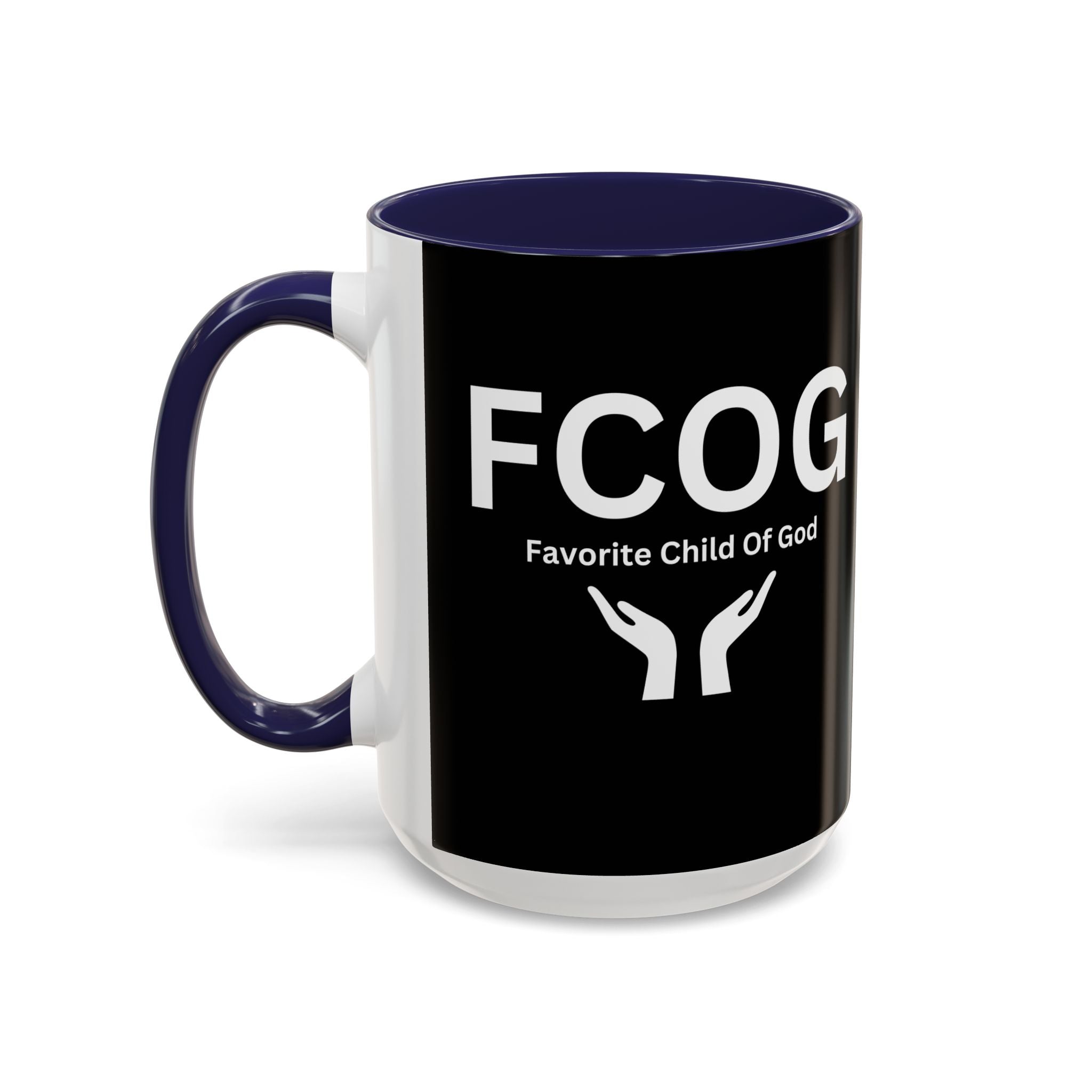 Favorite Child of God (FCOG) Accent Coffee Mug (11, 15oz)