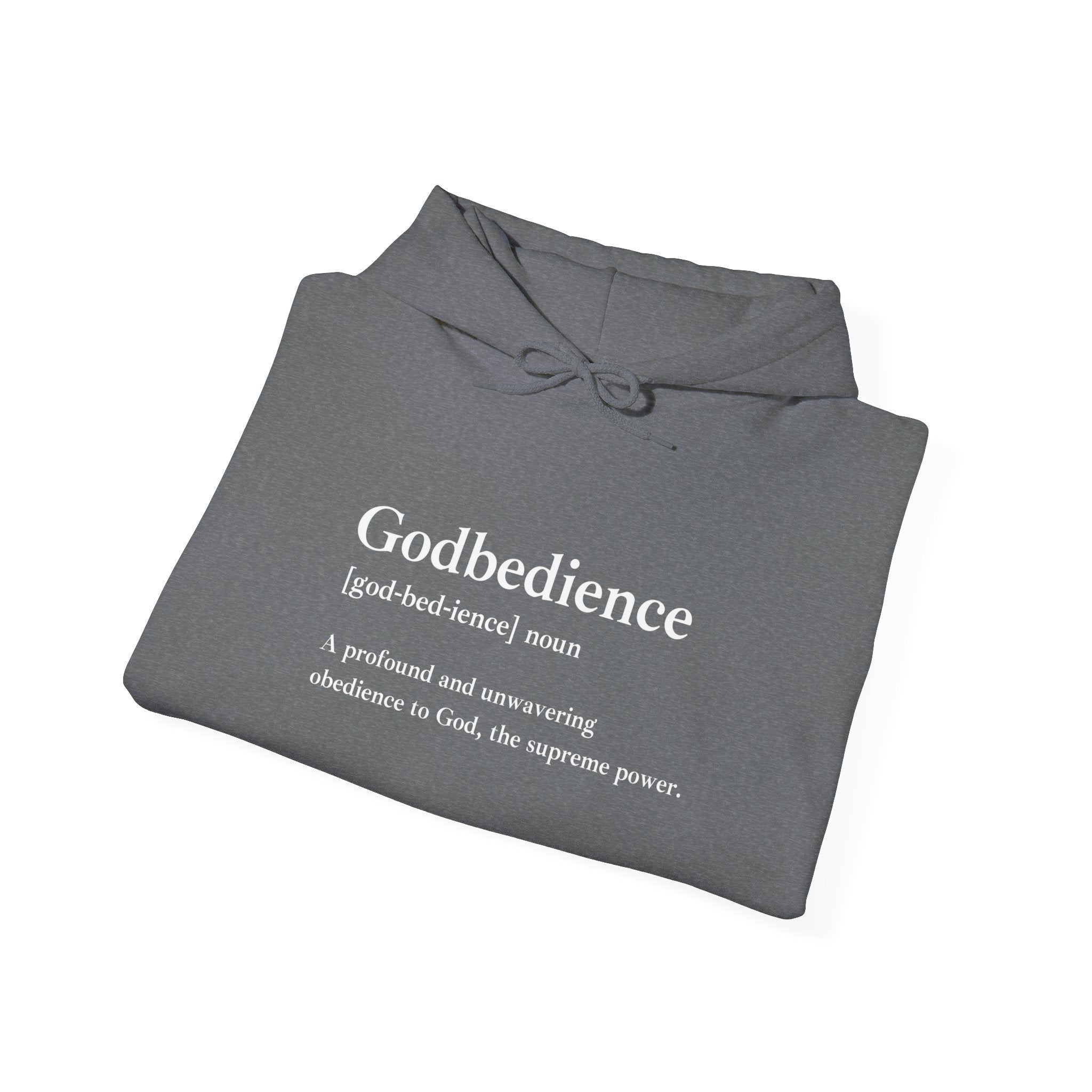 Godbedience Unisex Heavy Blend™ Hooded Sweatshirt | Soft & Stylish Hoodie for Cold Days