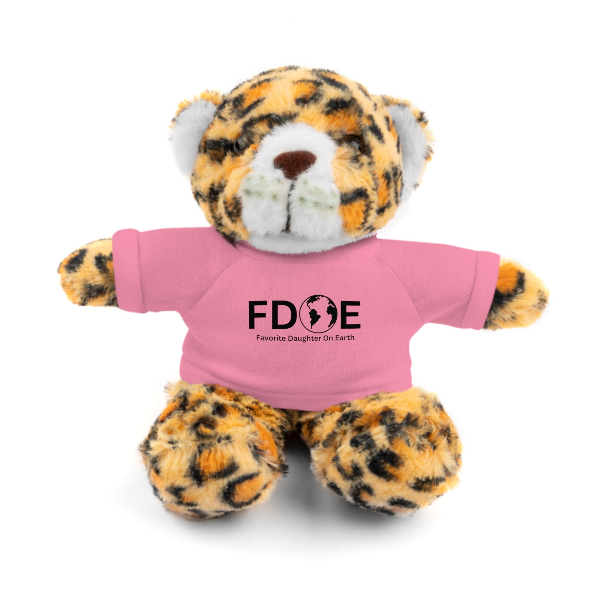 Favorite Daughter on Earth Stuffed Animal – Customizable T-Shirt & Animal