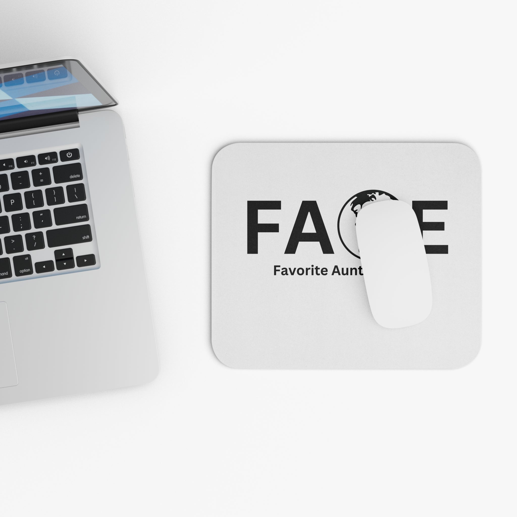 Favorite Aunt On Earth (FAOE) Mouse Pad - Custom Personalized Gaming and Office Mouse Pad