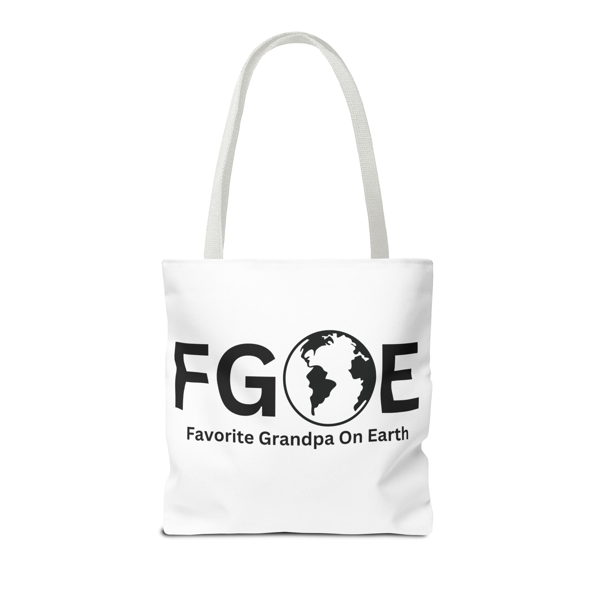 Favorite Grandpa On Earth (FGOE) Tote Bag - Custom Printed Stylish and Functional Tote