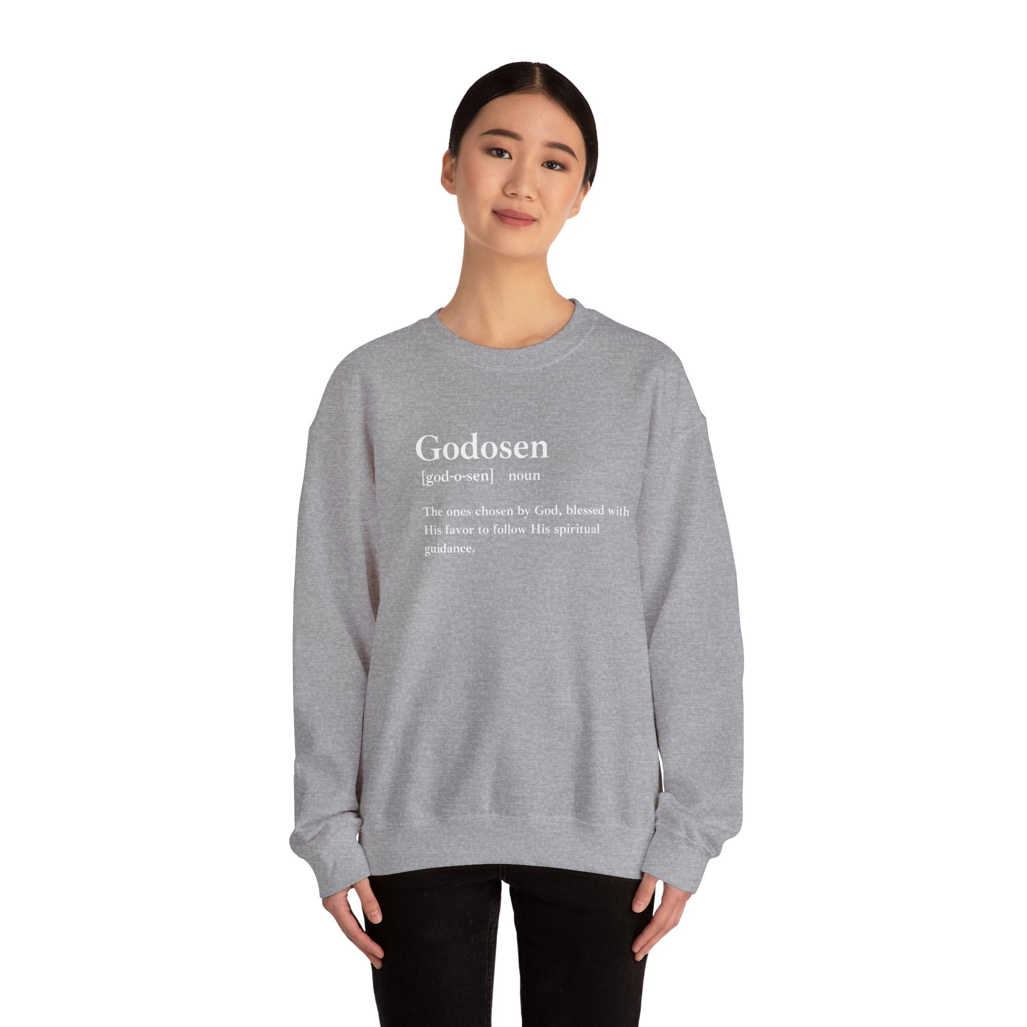 Godosen Unisex Heavy Blend Crewneck Sweatshirt - Cozy and Durable Style
