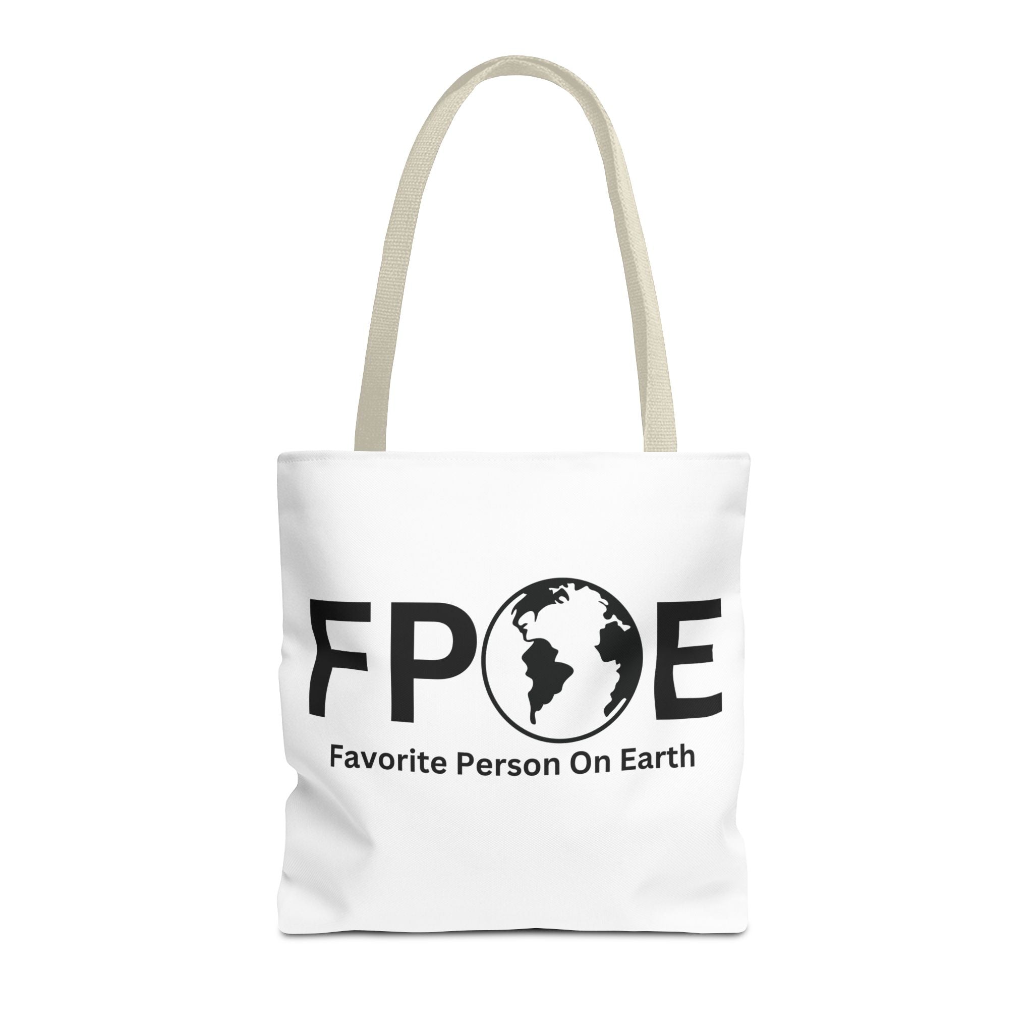 Favorite Person On Earth (FPOE) Tote Bag - Custom Printed Stylish and Functional Tote