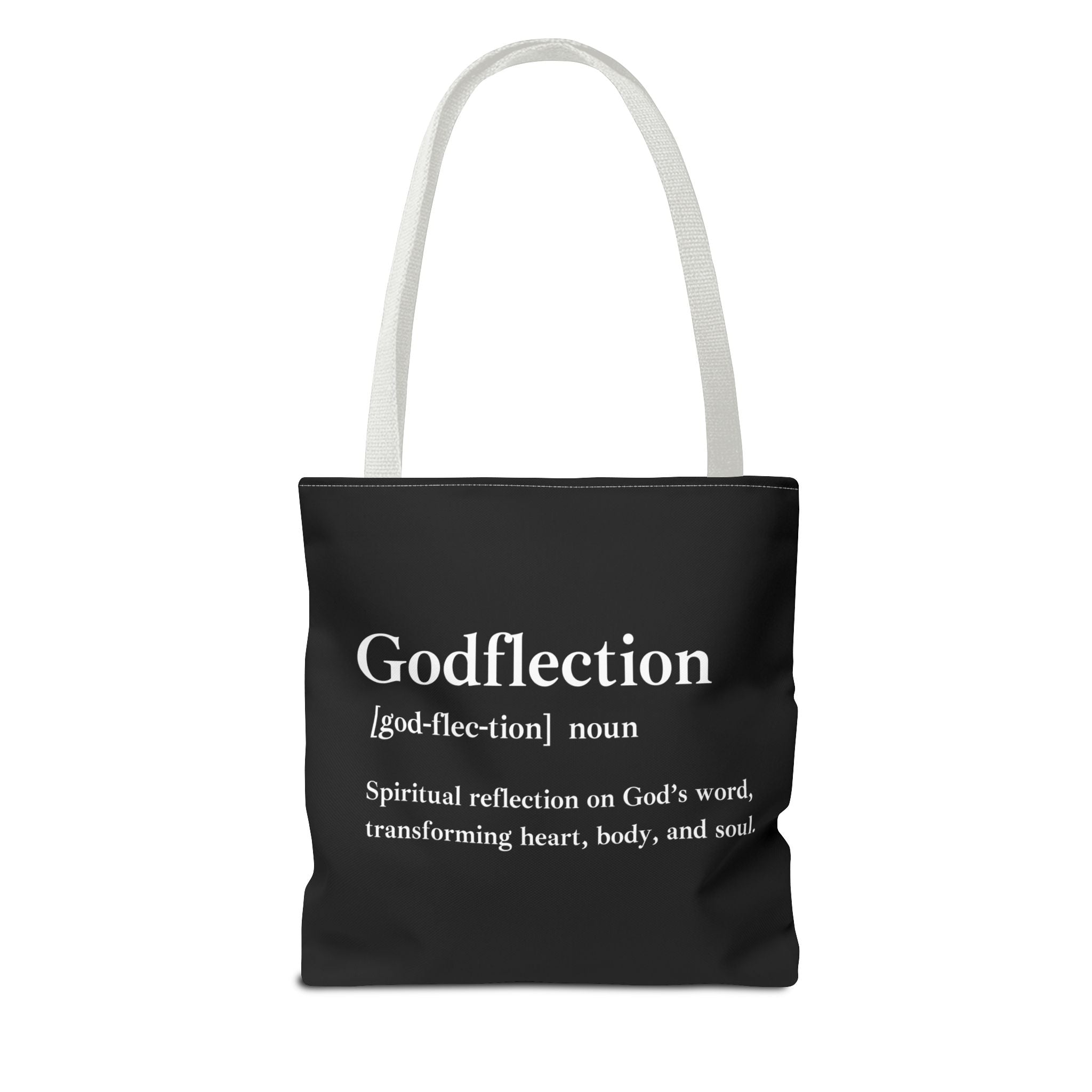 Godflection Tote Bag - Custom Printed Stylish and Functional Tote