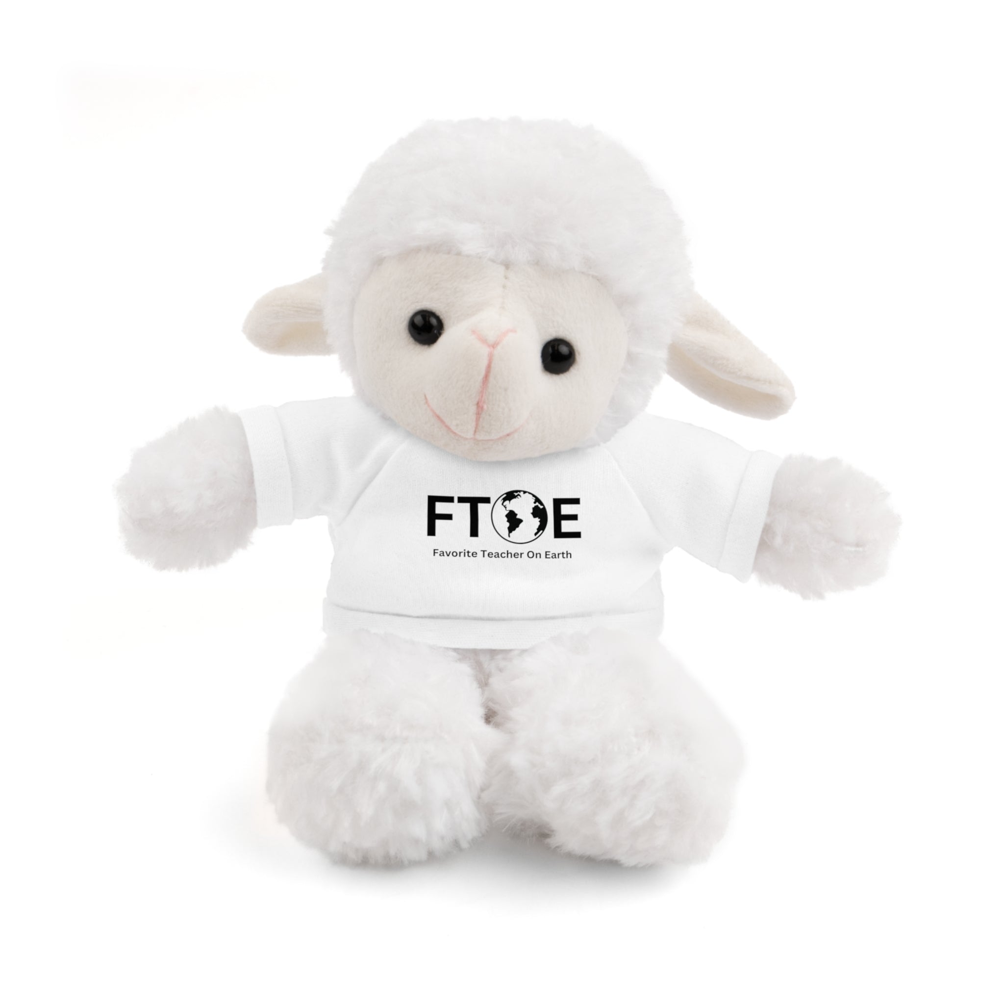 Stuffed Animal Gift – Favorite Teacher on Earth (FTOE) – Customizable T-Shirt & Animal