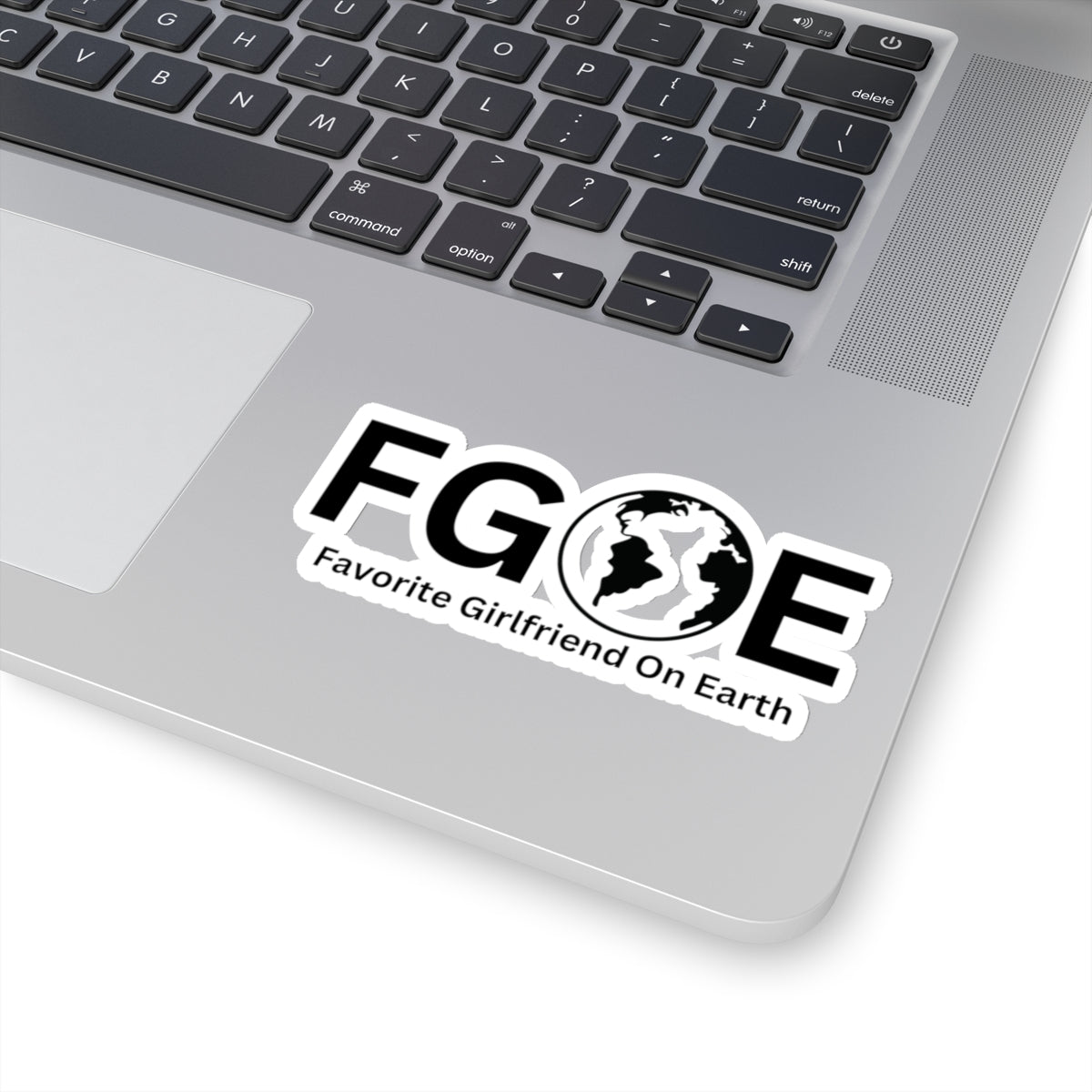 Favorite Girlfriend On Earth Kiss-Cut Stickers - Custom Vinyl Stickers for Creative Decor