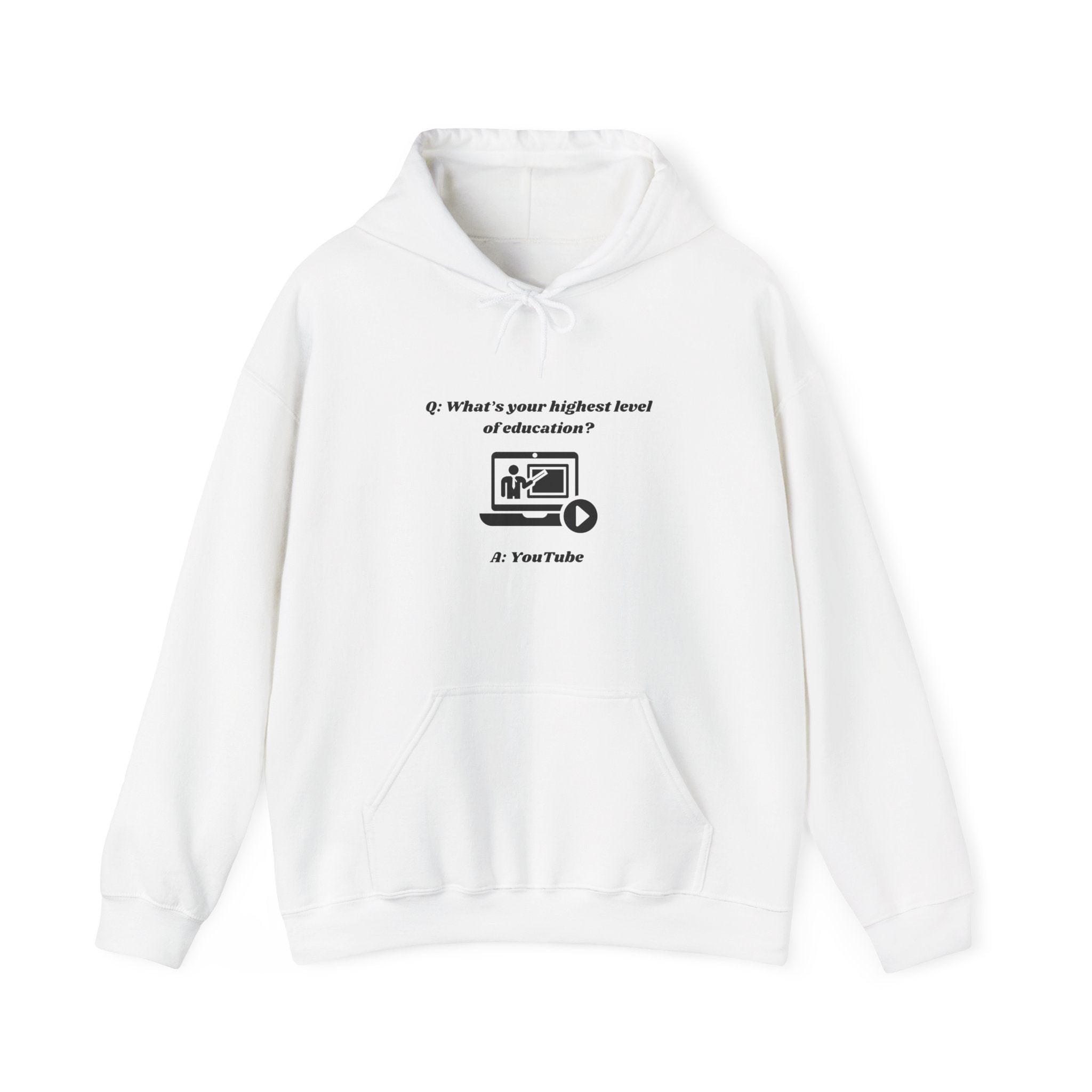 What’s Your Highest Level of Education? YouTube Hoodie