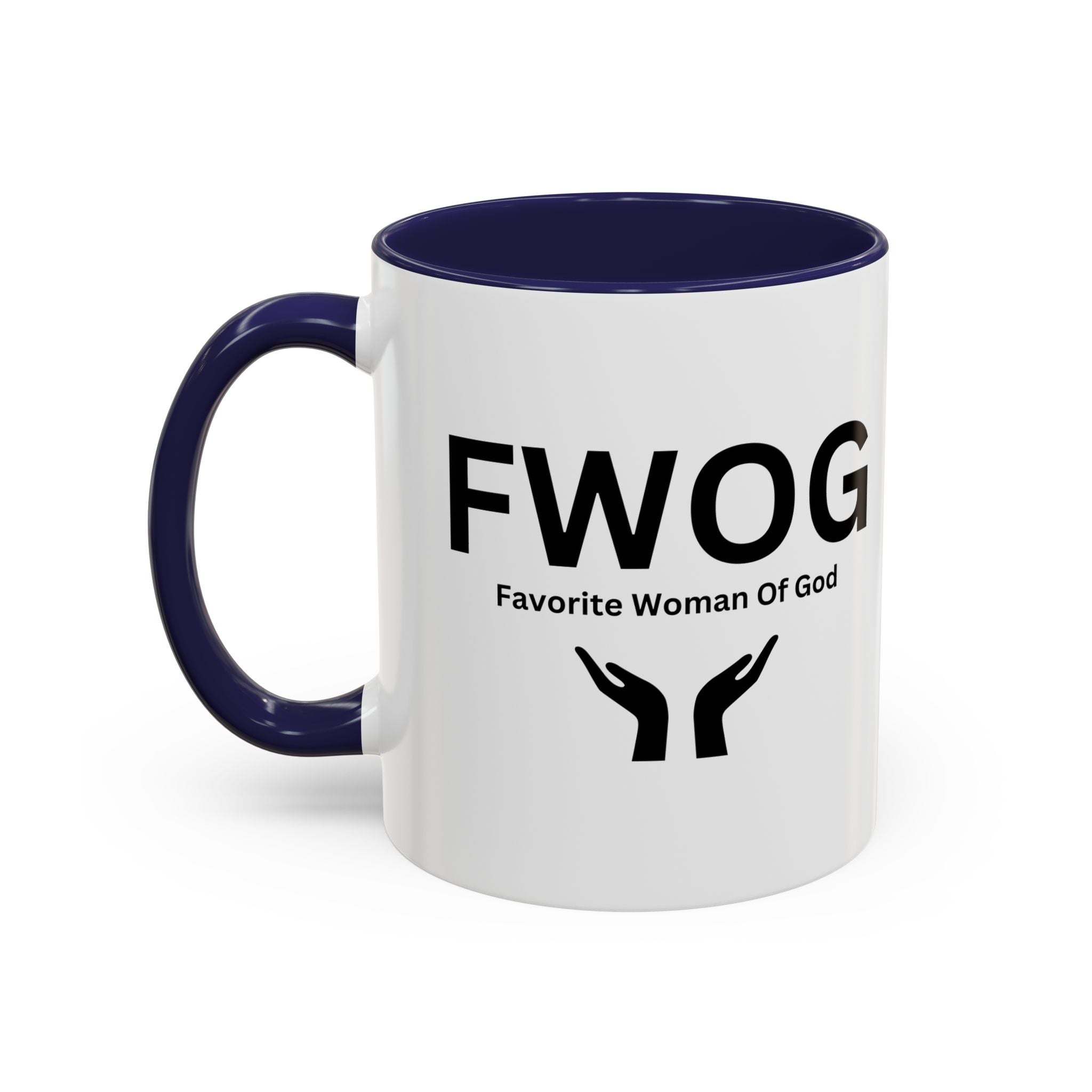 Favorite Woman of God (FWOG) Accent Coffee Mug (11, 15oz)