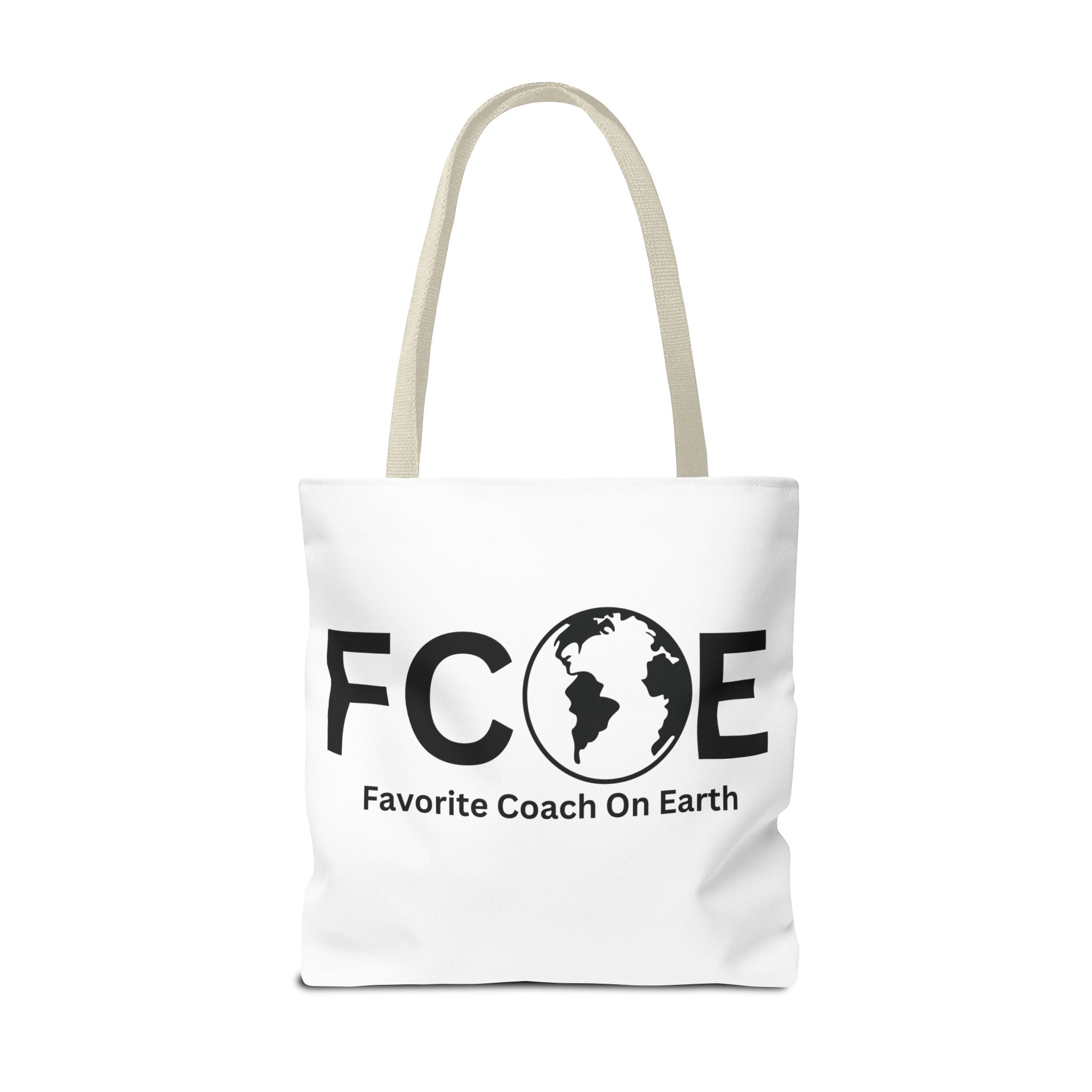 Favorite Coach On Earth (FCOE) Tote Bag - Custom Printed Stylish and Functional Tote