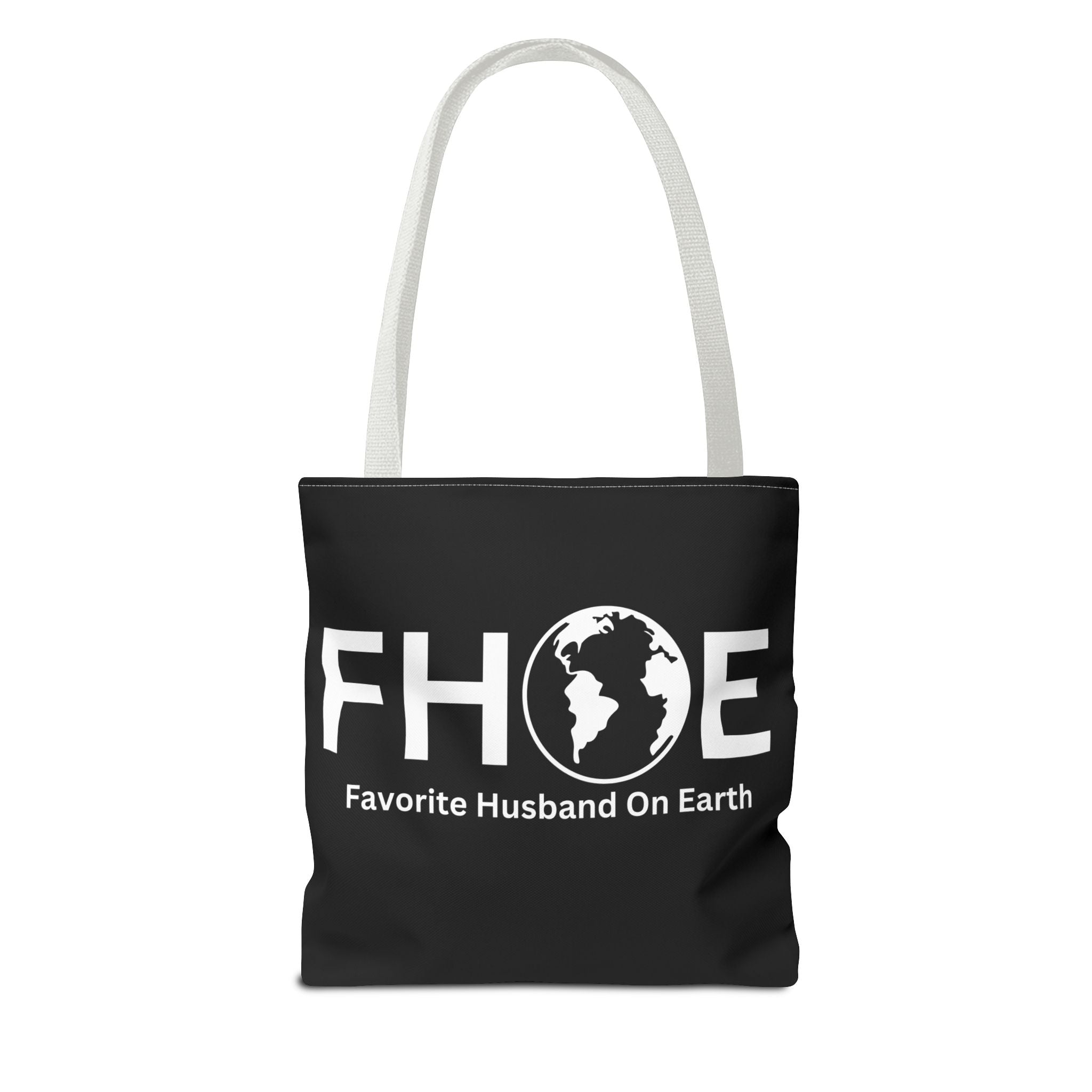 Favorite Husband On Earth (FHOE) Tote Bag - Custom Printed Stylish and Functional Tote