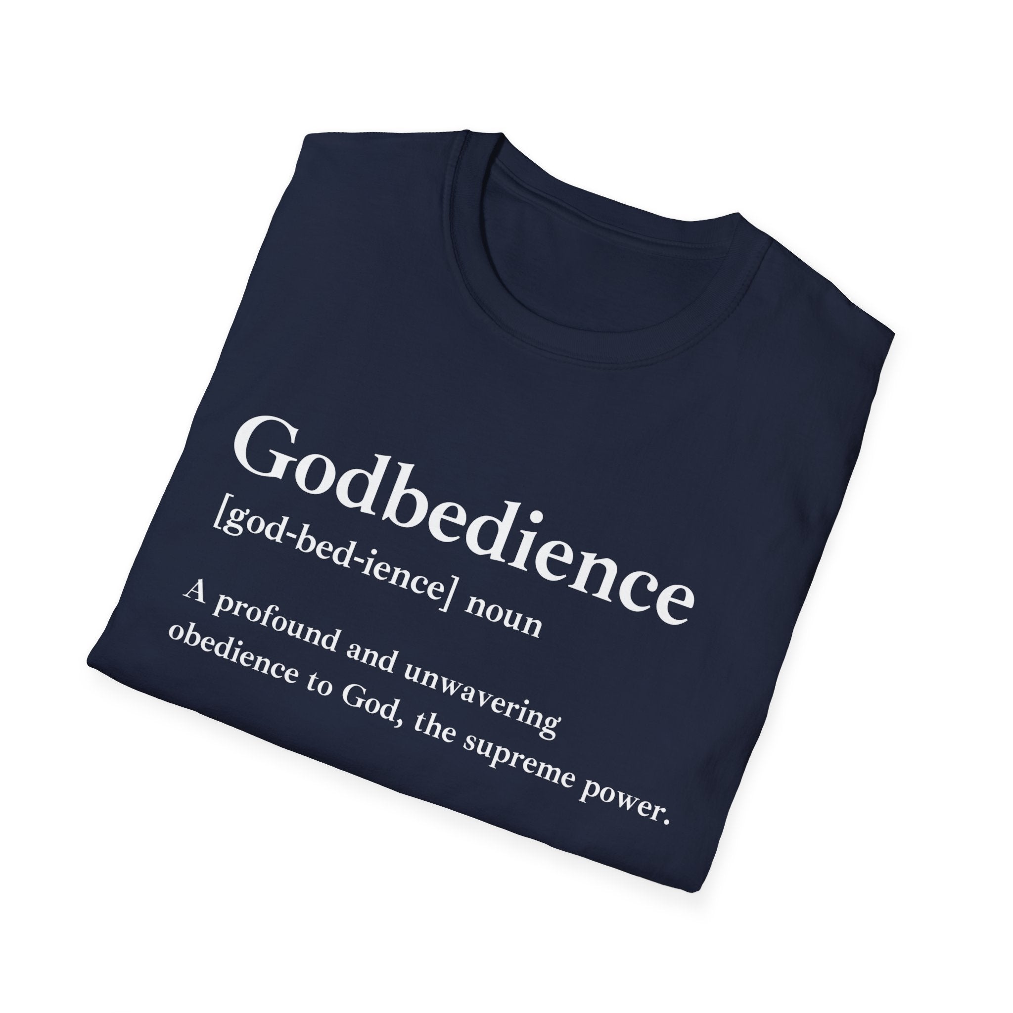 Godbedience Unisex Softstyle T-Shirt