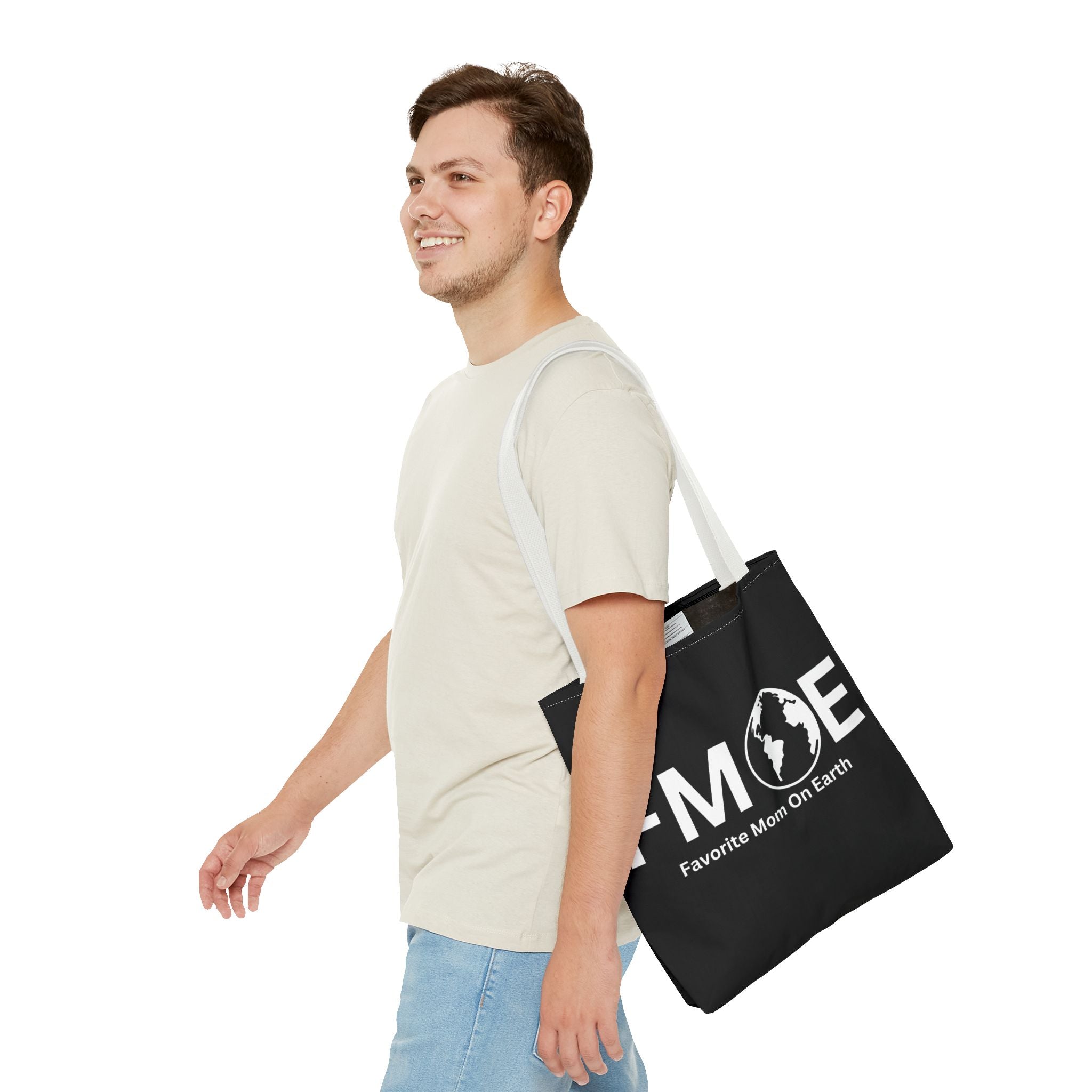 Favorite Mom On Earth (FMOE) Tote Bag- Custom Printed Stylish and Functional Tote
