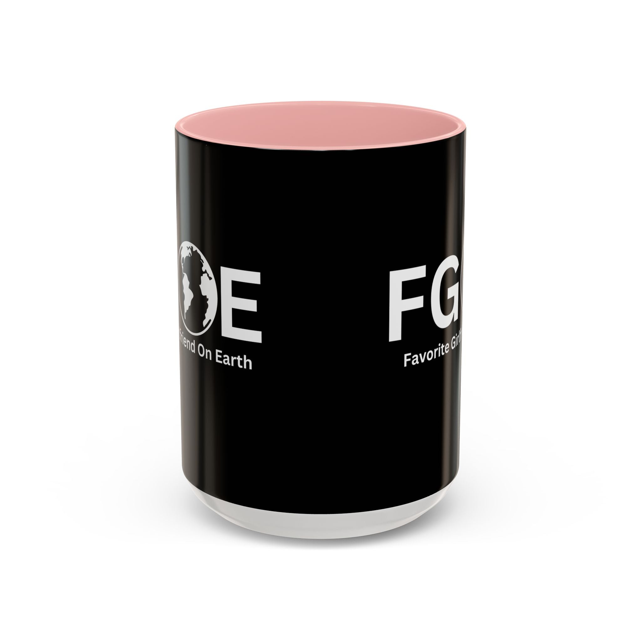 Favorite Girlfriend On Earth (FGOE) Accent Coffee Mug (11oz, 15oz)
