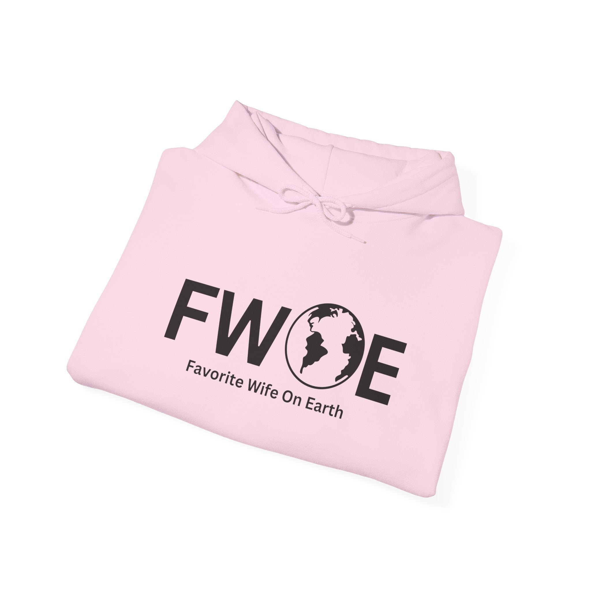 Favorite Wife On Earth (FWOE) Hooded Sweatshirt - Cozy and Stylish Hoodie for Cold Days