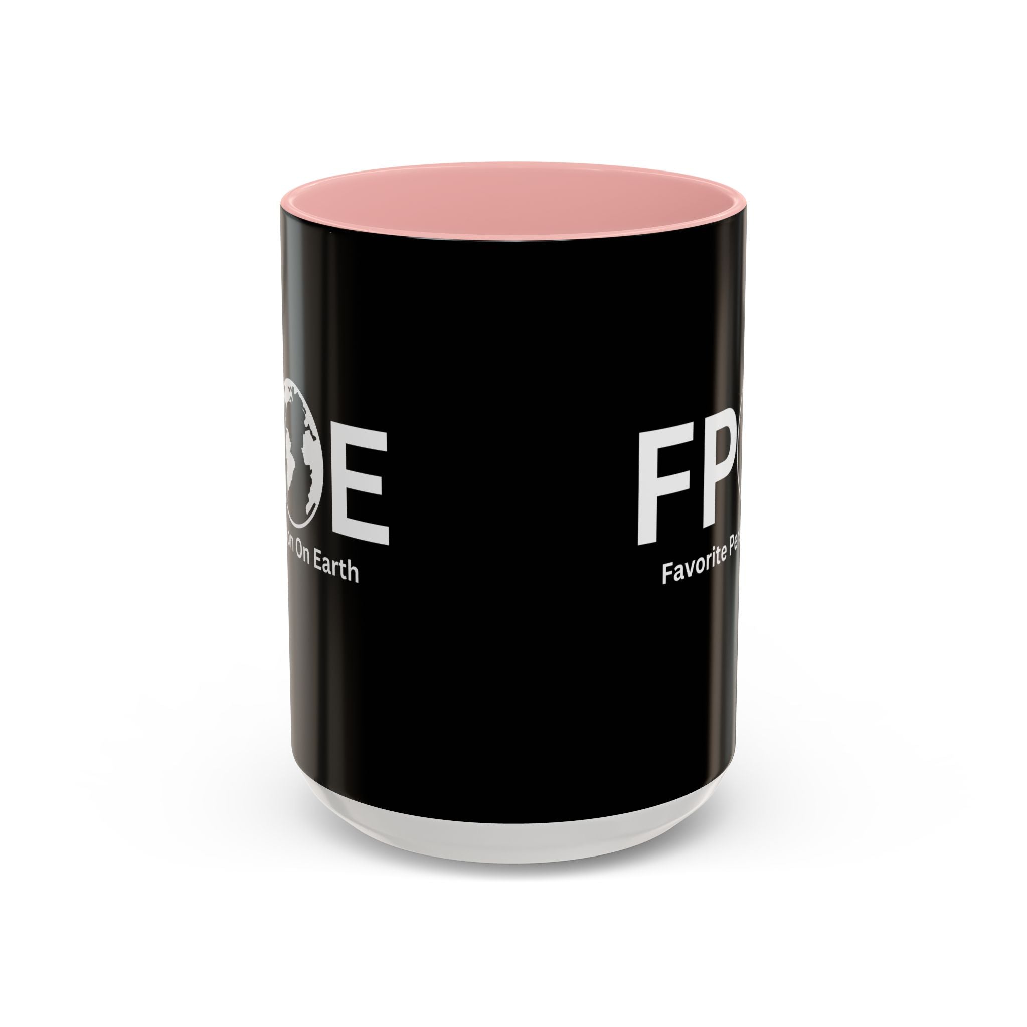 Favorite Person On Earth (FPOE) Accent Coffee Mug (11oz, 15oz)