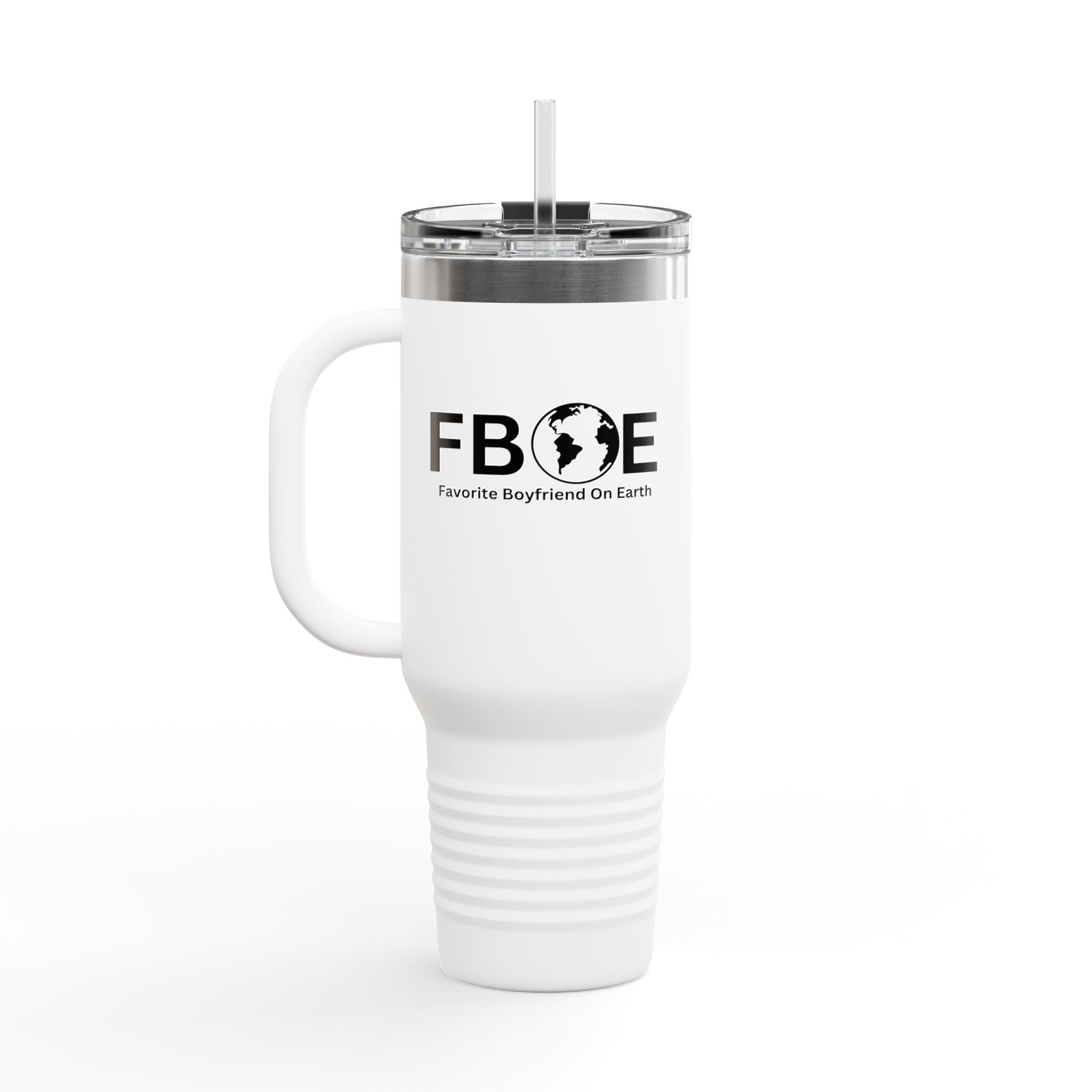 Favorite Boyfriend on Earth (FBOE) Insulated Travel Mug, 40oz