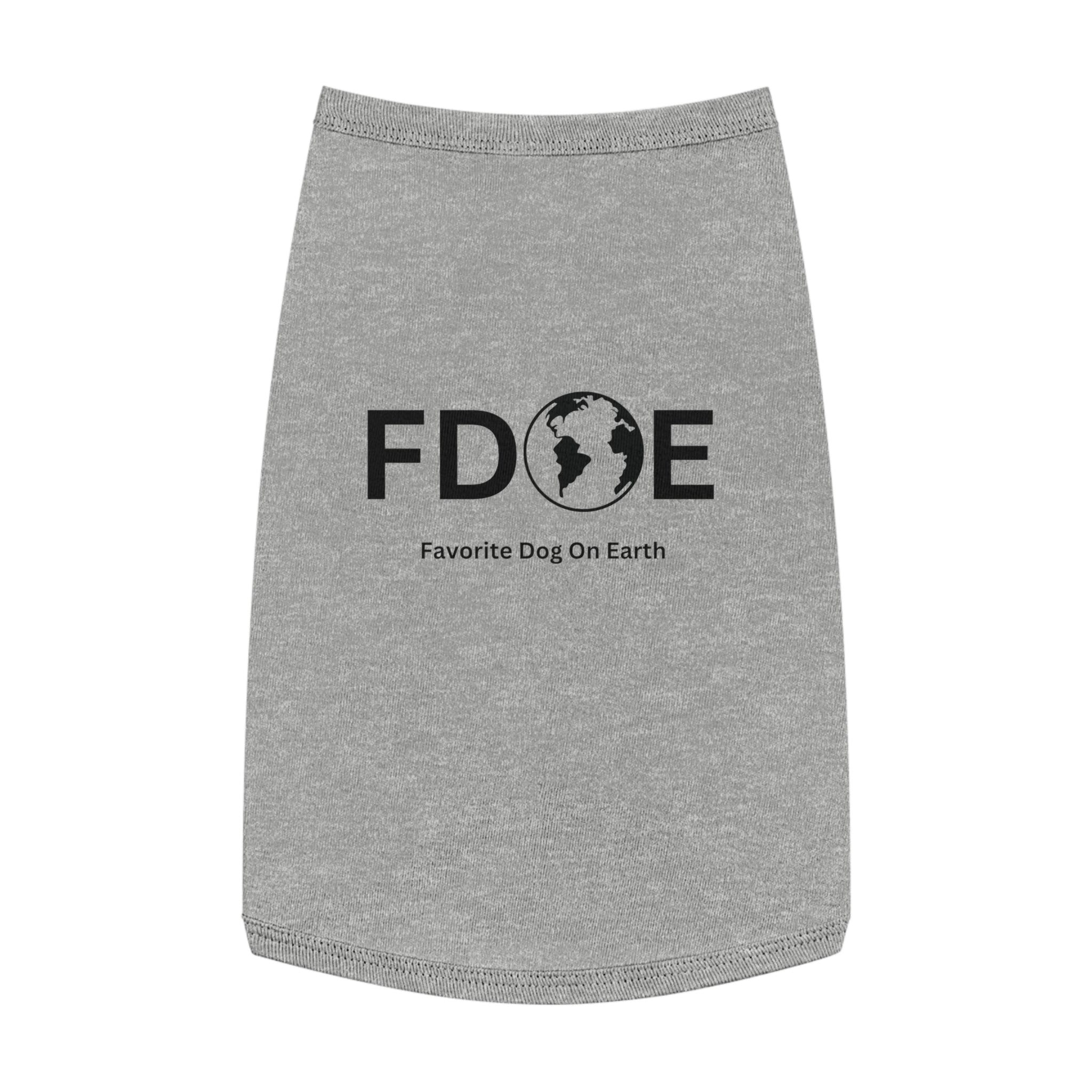 Favorite Dog On Earth (FDOE) - Custom Pet Tank Top