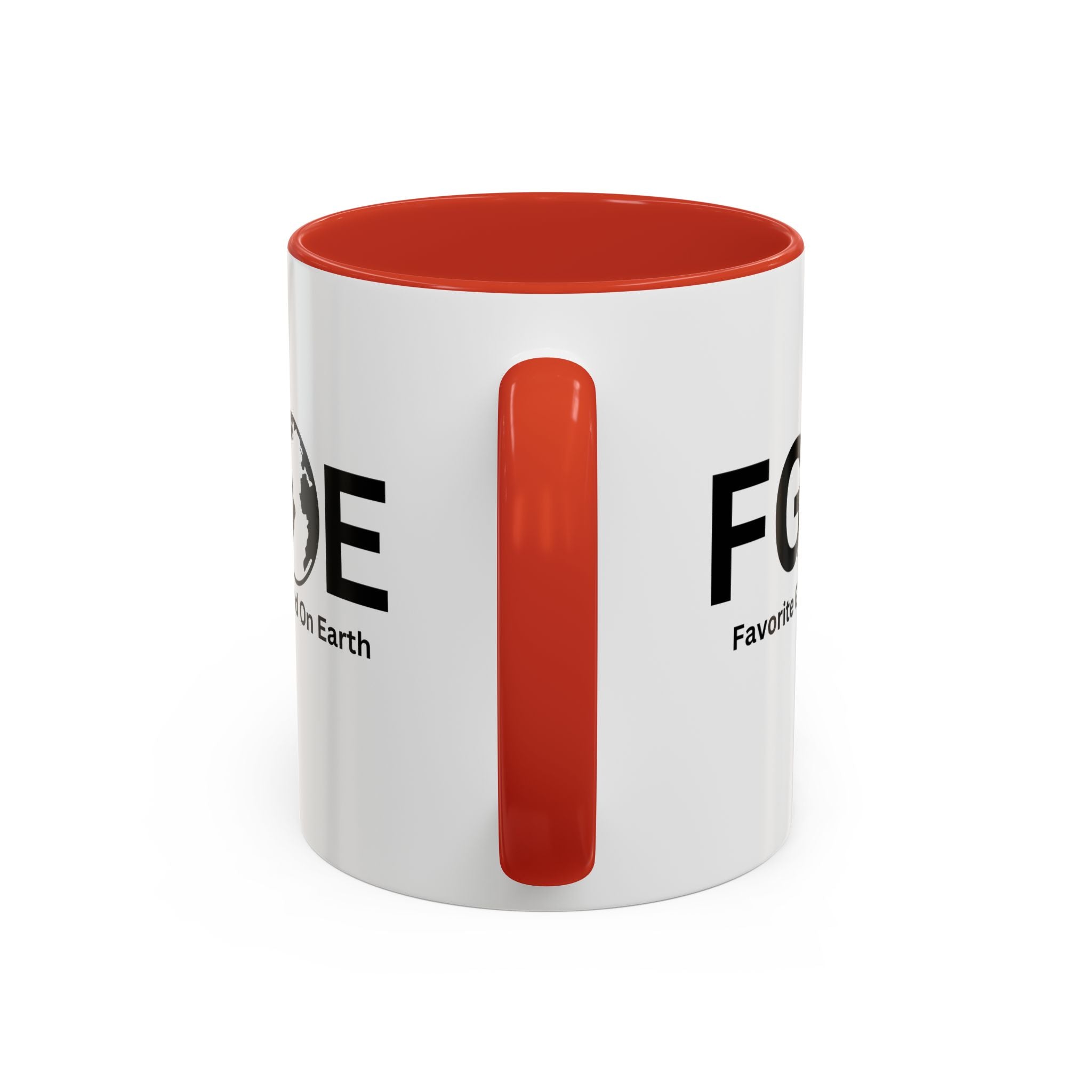 Favorite Girlfriend On Earth (FGOE) Accent Coffee Mug (11oz, 15oz)