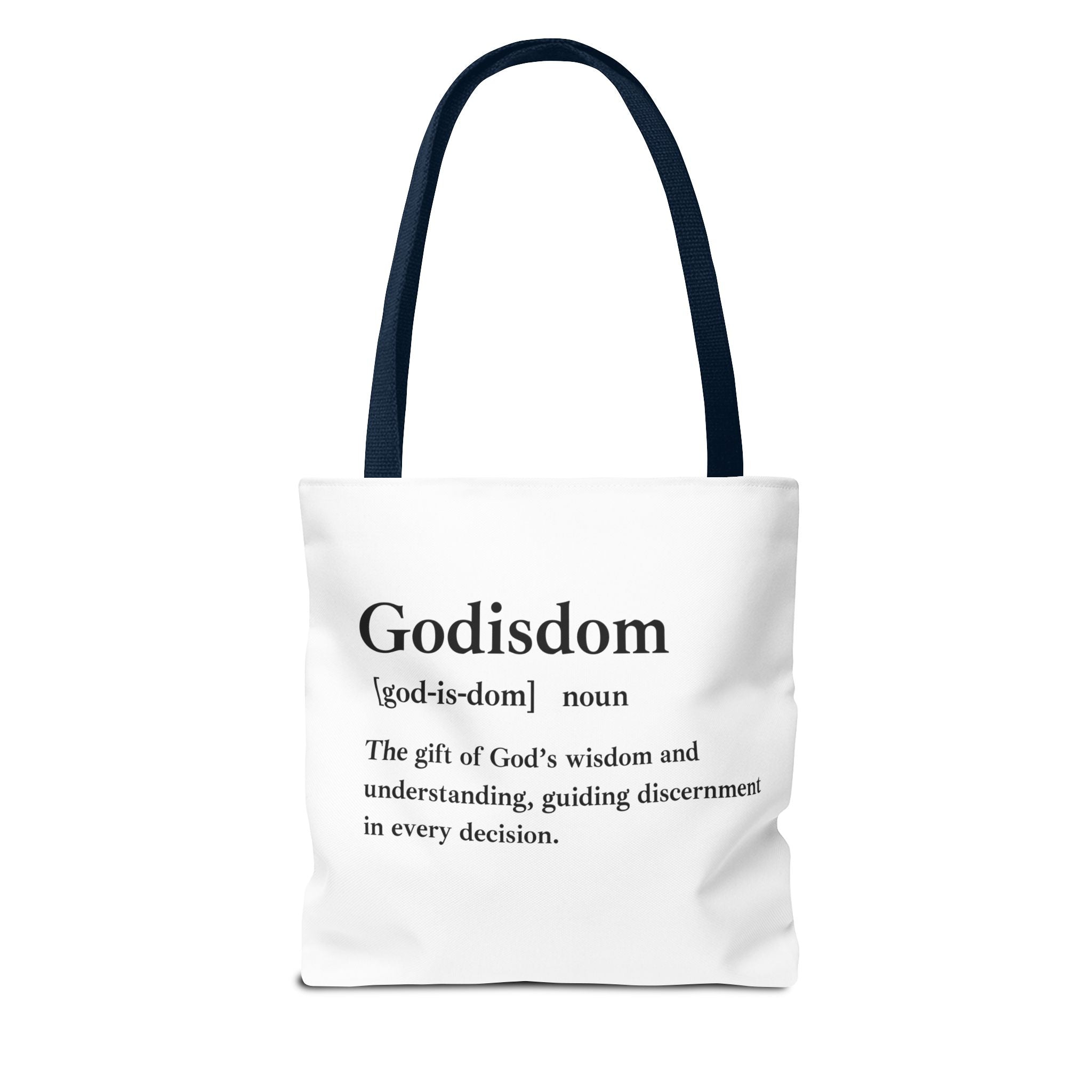 Godisdom Tote Bag - Custom Printed Stylish and Functional Tote