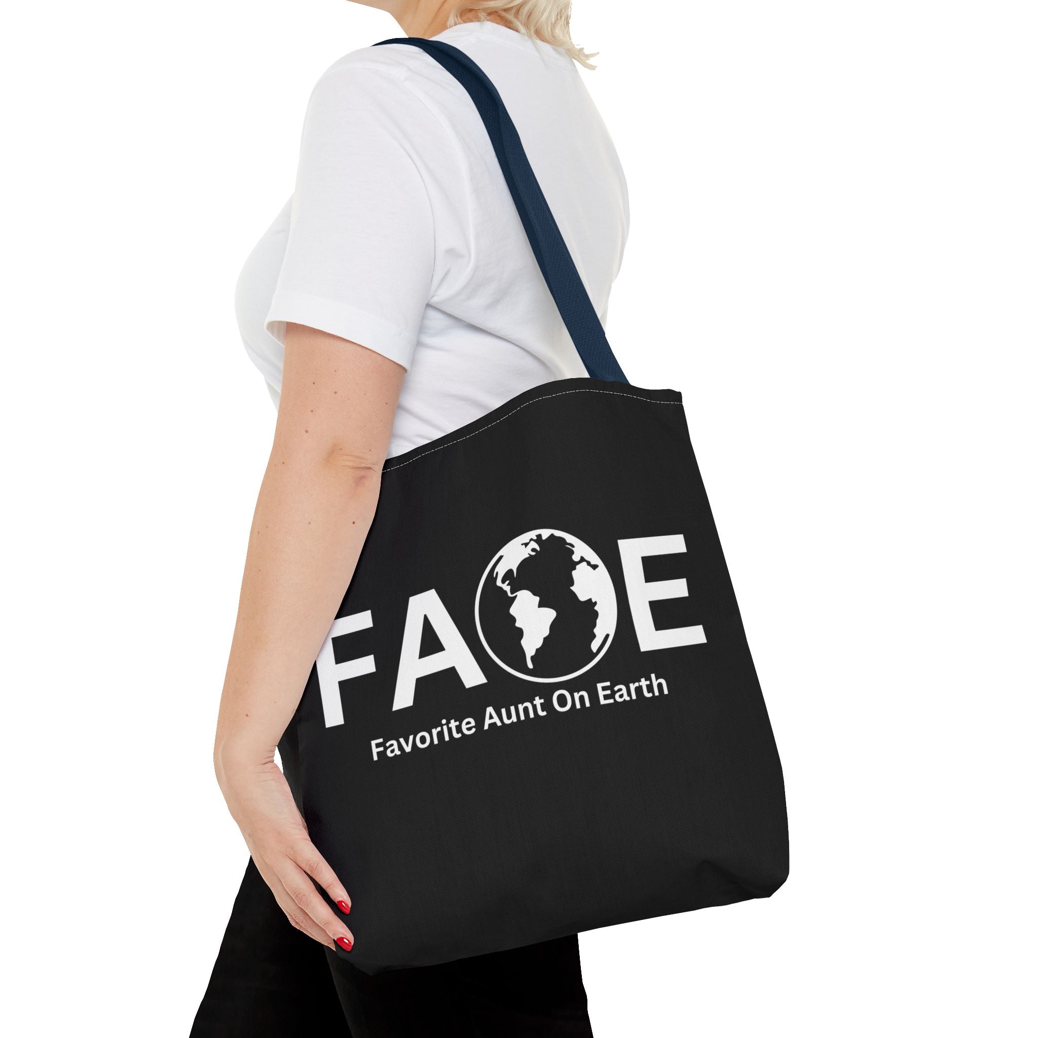 Favorite Aunt On Earth (FAOE) Tote Bag - Custom Printed Stylish and Functional Tote