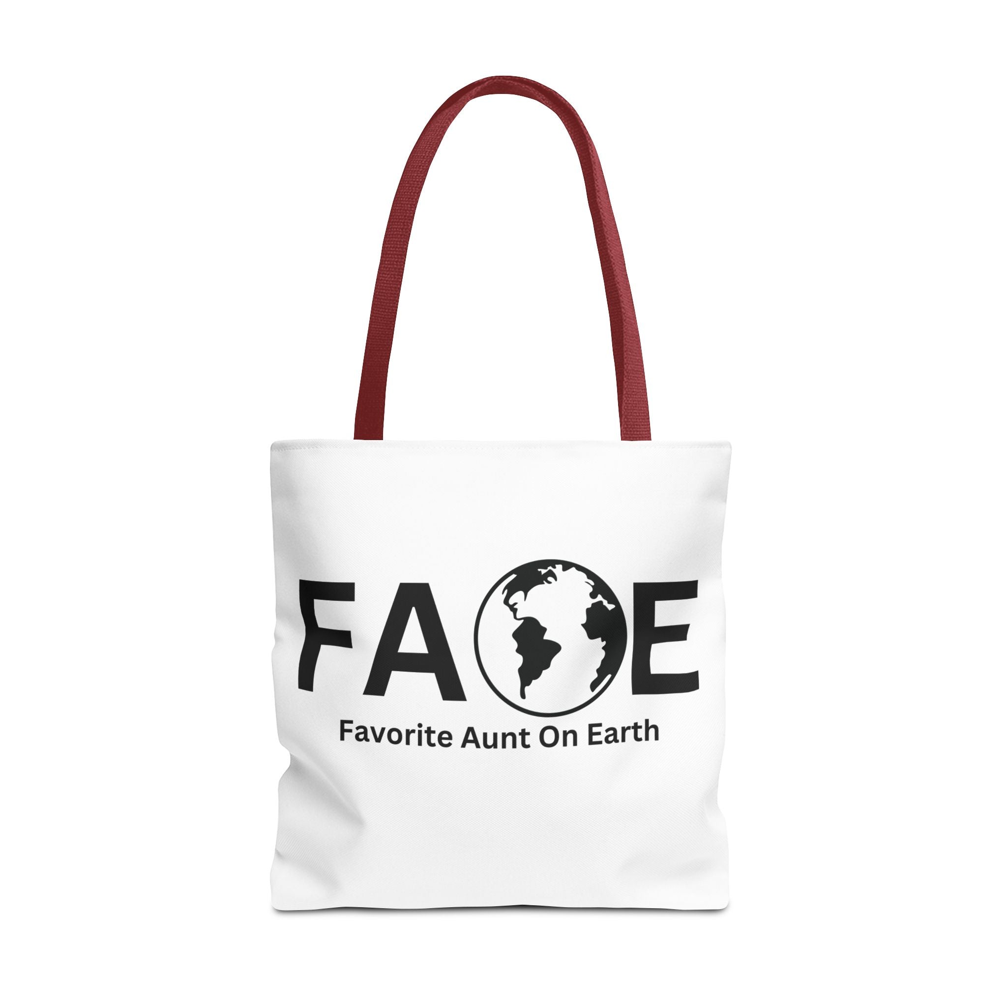 Favorite Aunt On Earth (FAOE) Tote Bag - Custom Printed Stylish and Functional Tote