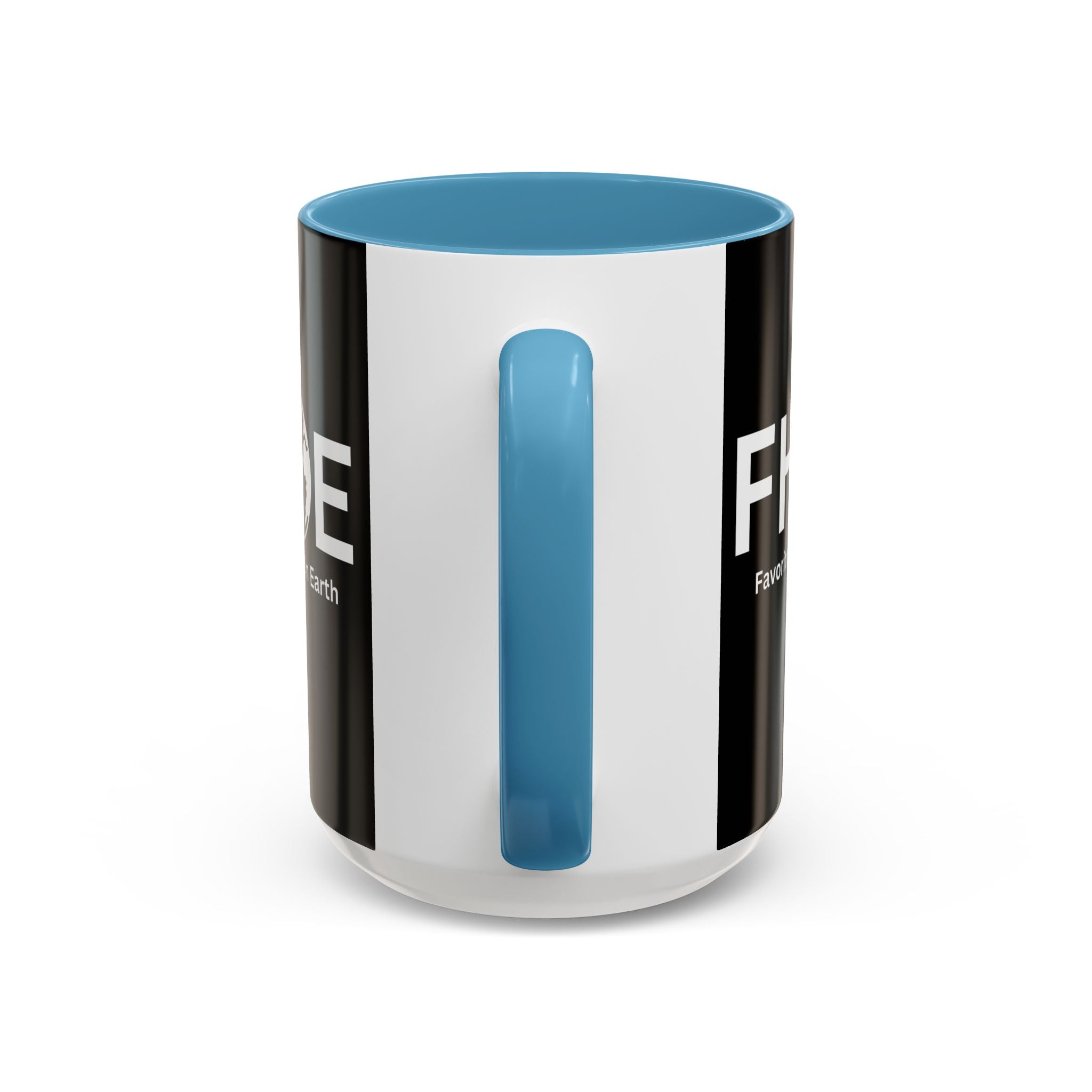 Favorite Husband On Earth (FHOE) Accent Coffee Mug (11oz, 15oz)