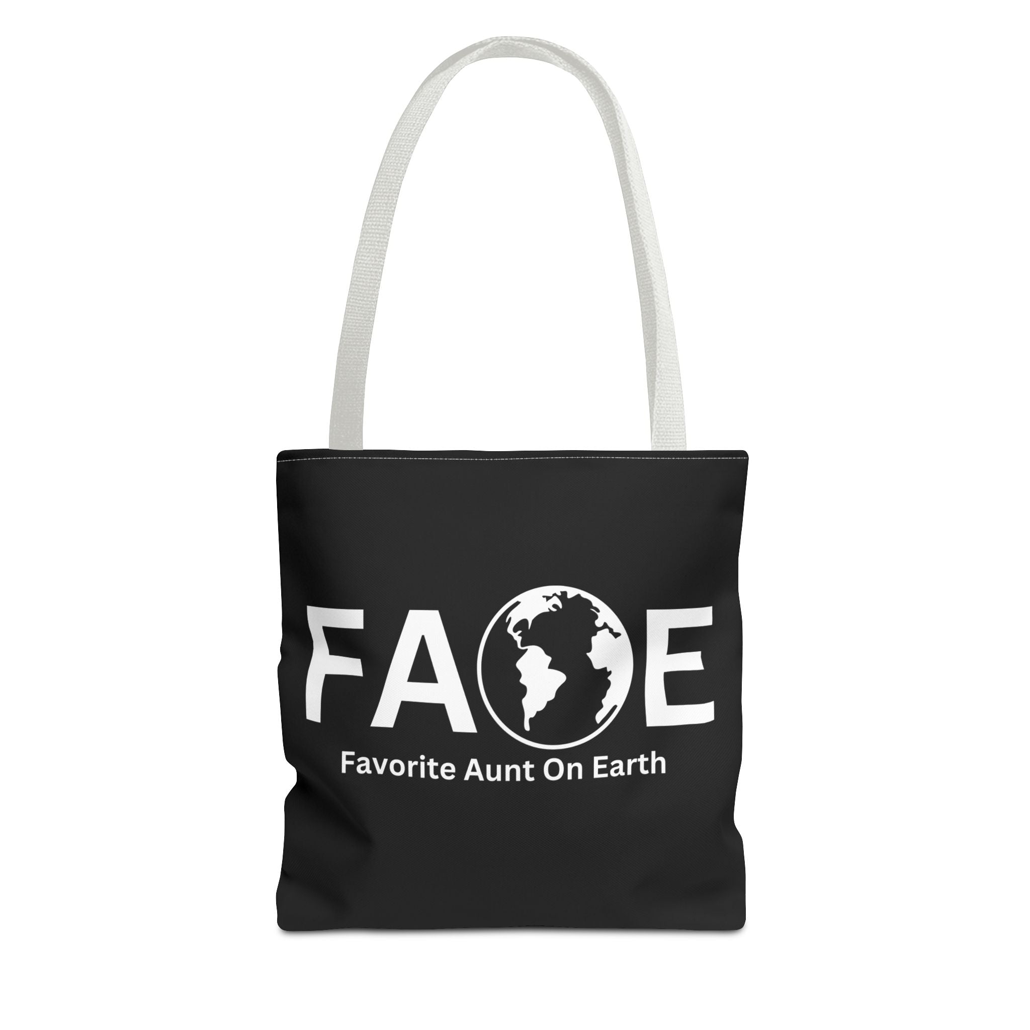 Favorite Aunt On Earth (FAOE) Tote Bag - Custom Printed Stylish and Functional Tote