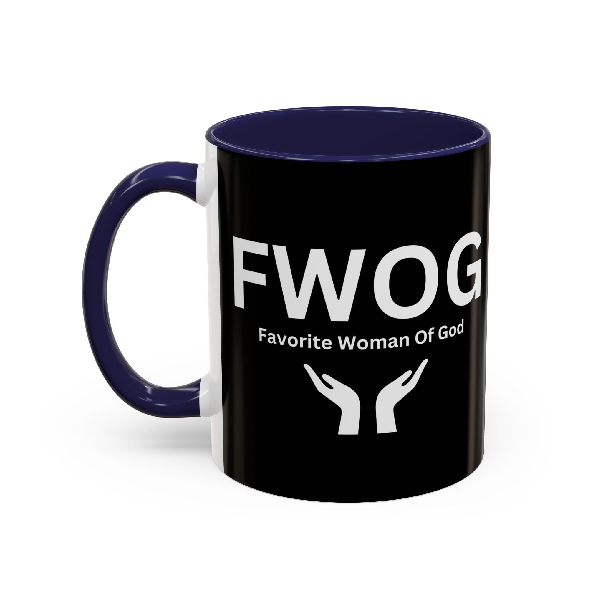 Favorite Woman of God (FWOG) Accent Coffee Mug (11oz, 15oz)