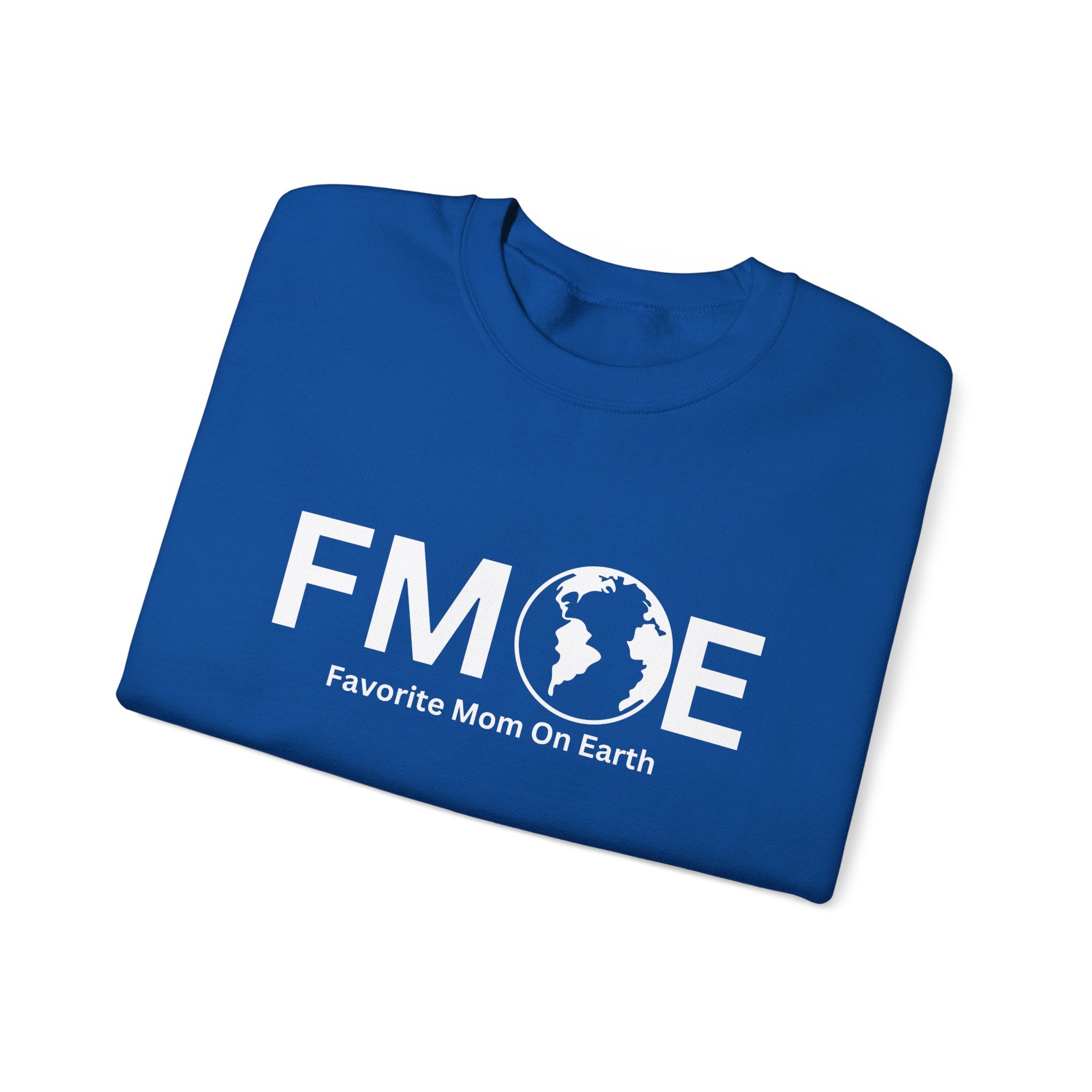 Favorite Mom On Earth Sweatshirt - (FMOE) Logo Crewneck for Women