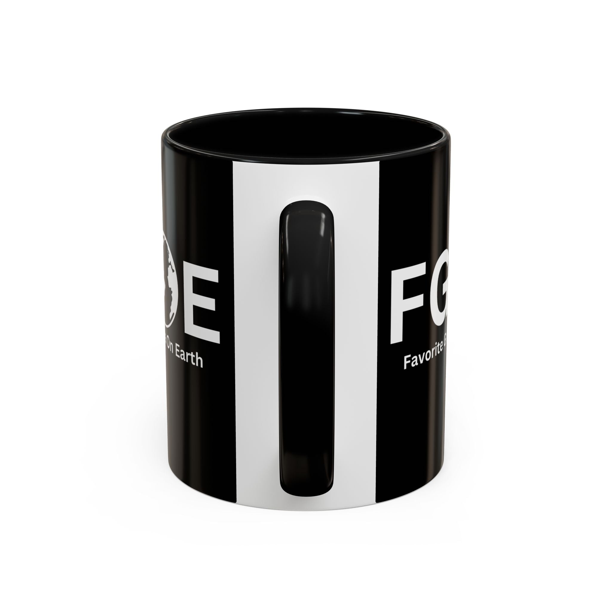 Favorite Grandpa On Earth (FGOE) Accent Coffee Mug (11oz, 15oz)