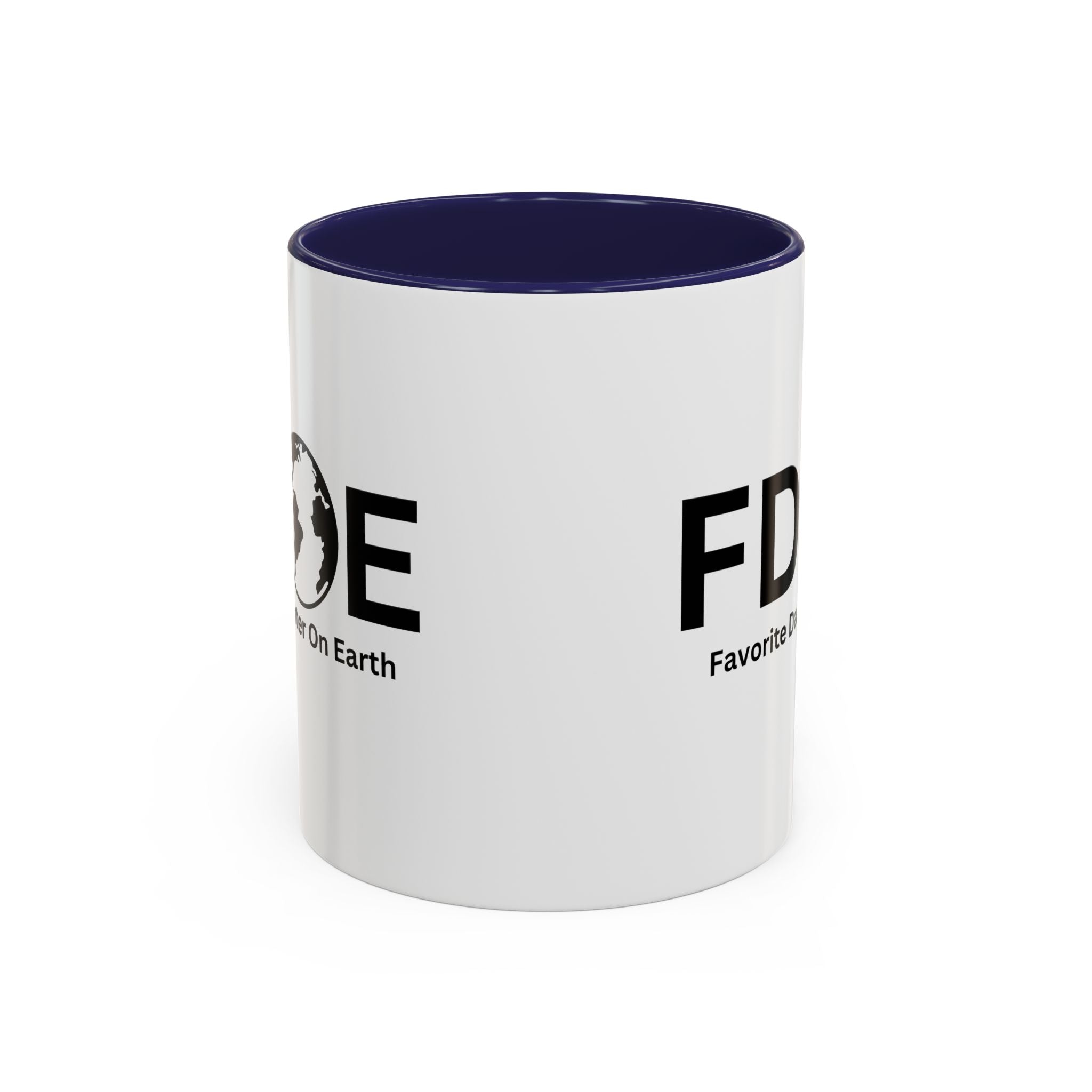 Favorite Daughter On Earth (FDOE) Accent Coffee Mug (11oz, 15oz)
