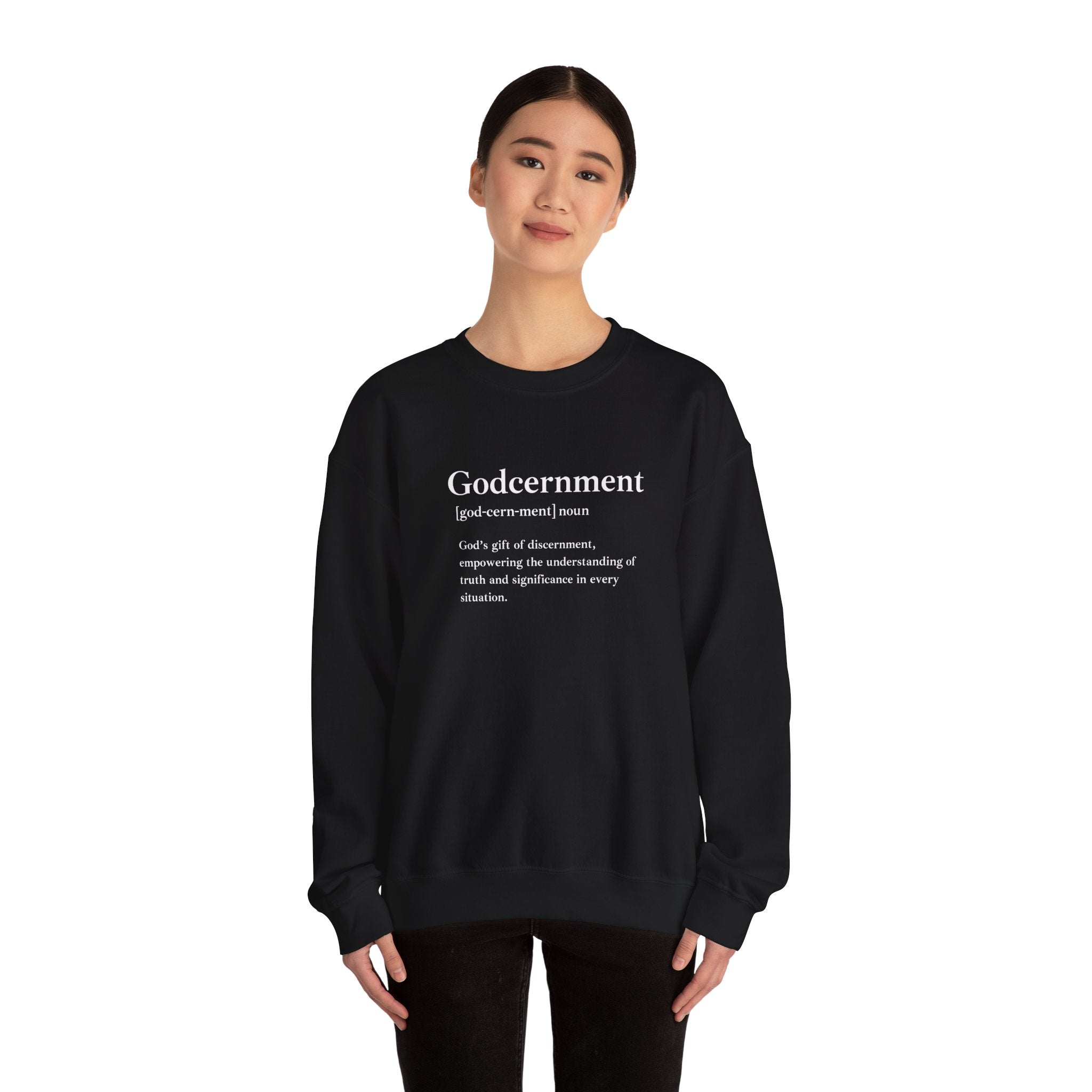 Godcernment Unisex Heavy Blend™ Crewneck Sweatshirt