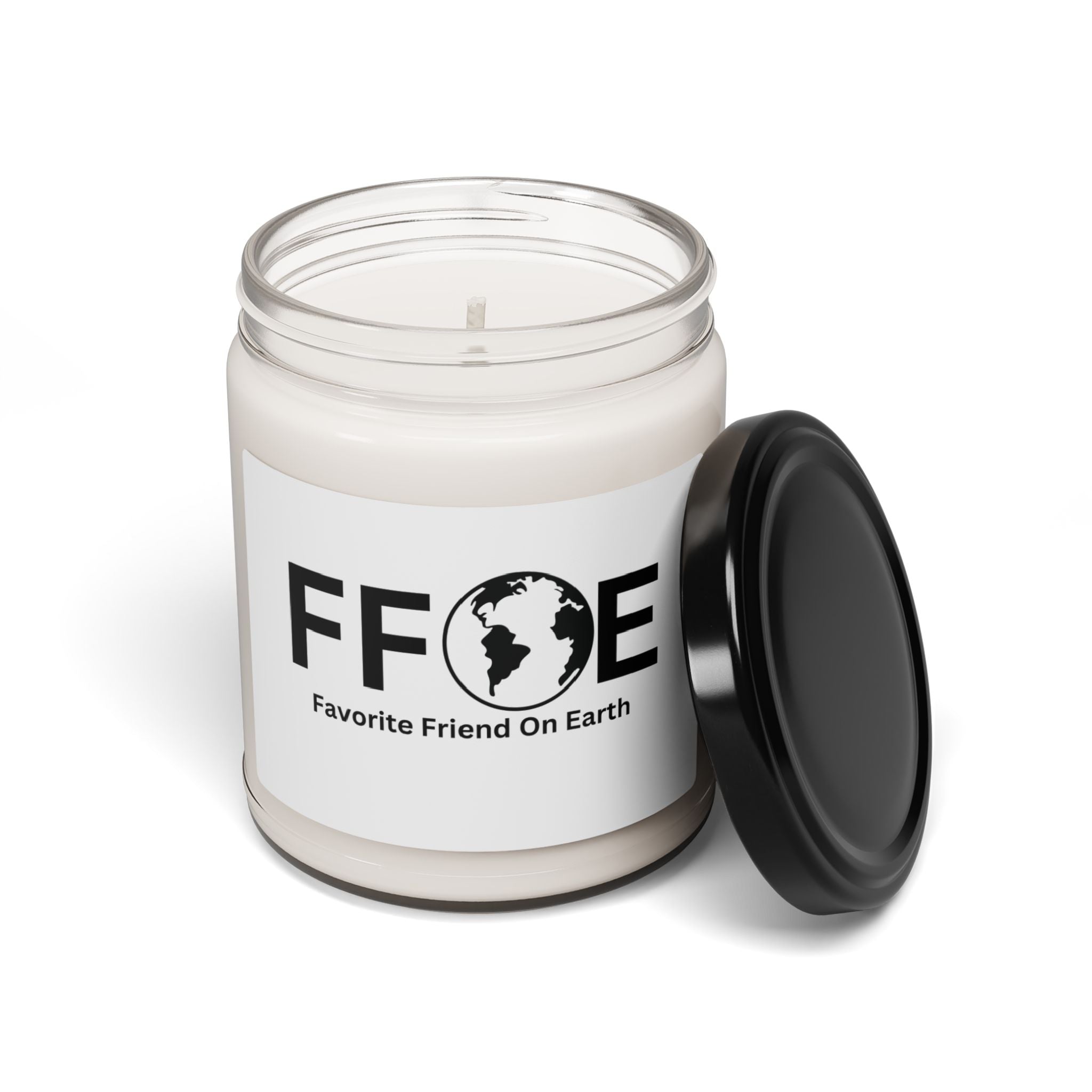 Favorite Friend On Earth (FFOE) Scented Soy Candle - 9oz Natural Wax Candle with Custom Label