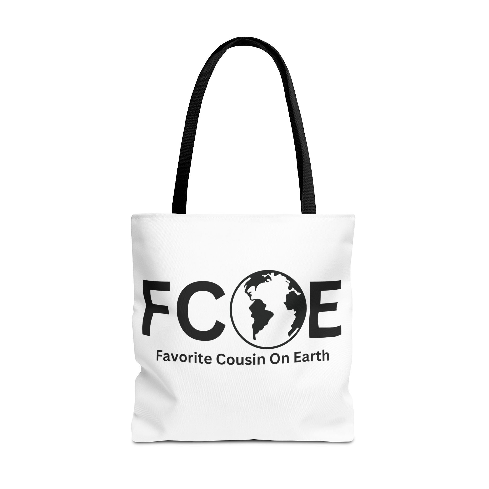 Favorite Cousin On Earth (FCOE) Tote Bag - Custom Printed Stylish and Functional Tote