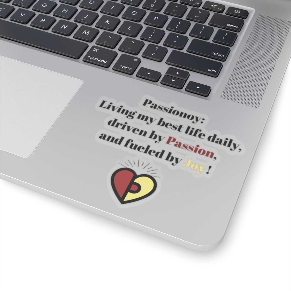 Passionoy Statement Kiss-Cut Stickers - Custom Vinyl Stickers for Creative Decor