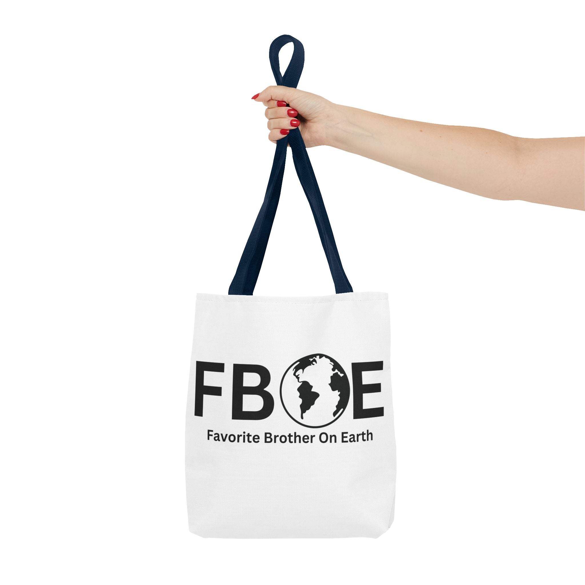 Favorite Brother On Earth (FBOE) Tote Bag - Custom Printed Stylish and Functional Tote
