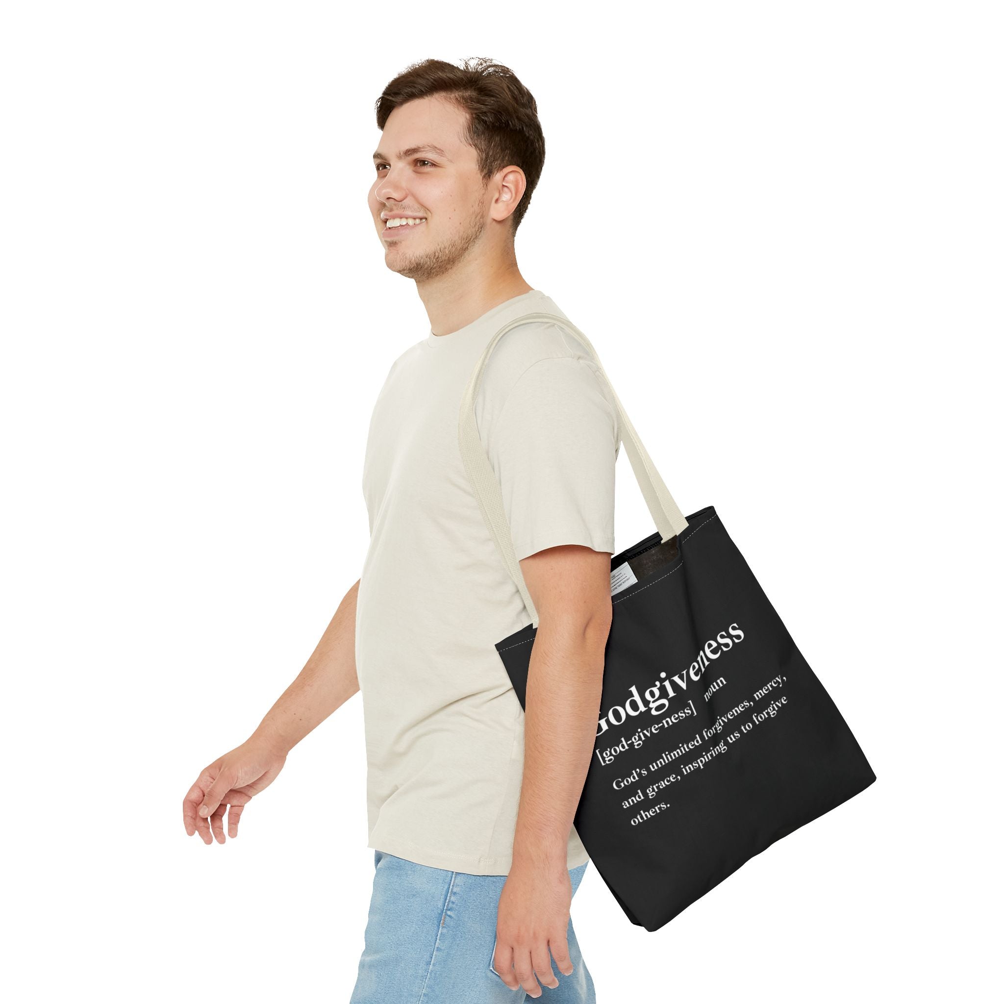 Godgiveness Tote Bag - Custom Printed Stylish and Functional Tote