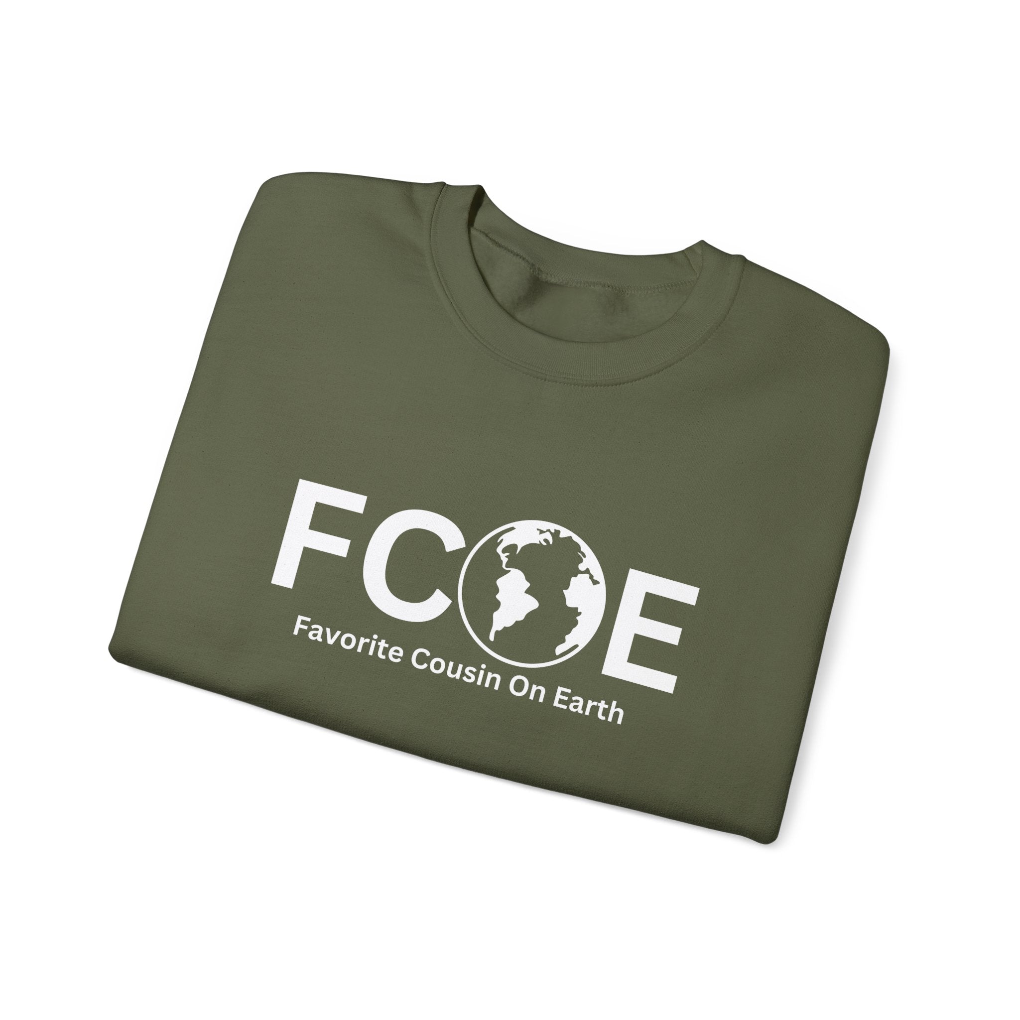 Favorite Cousin On Earth (FCOE) Unisex Heavy Blend™ Crewneck Sweatshirt