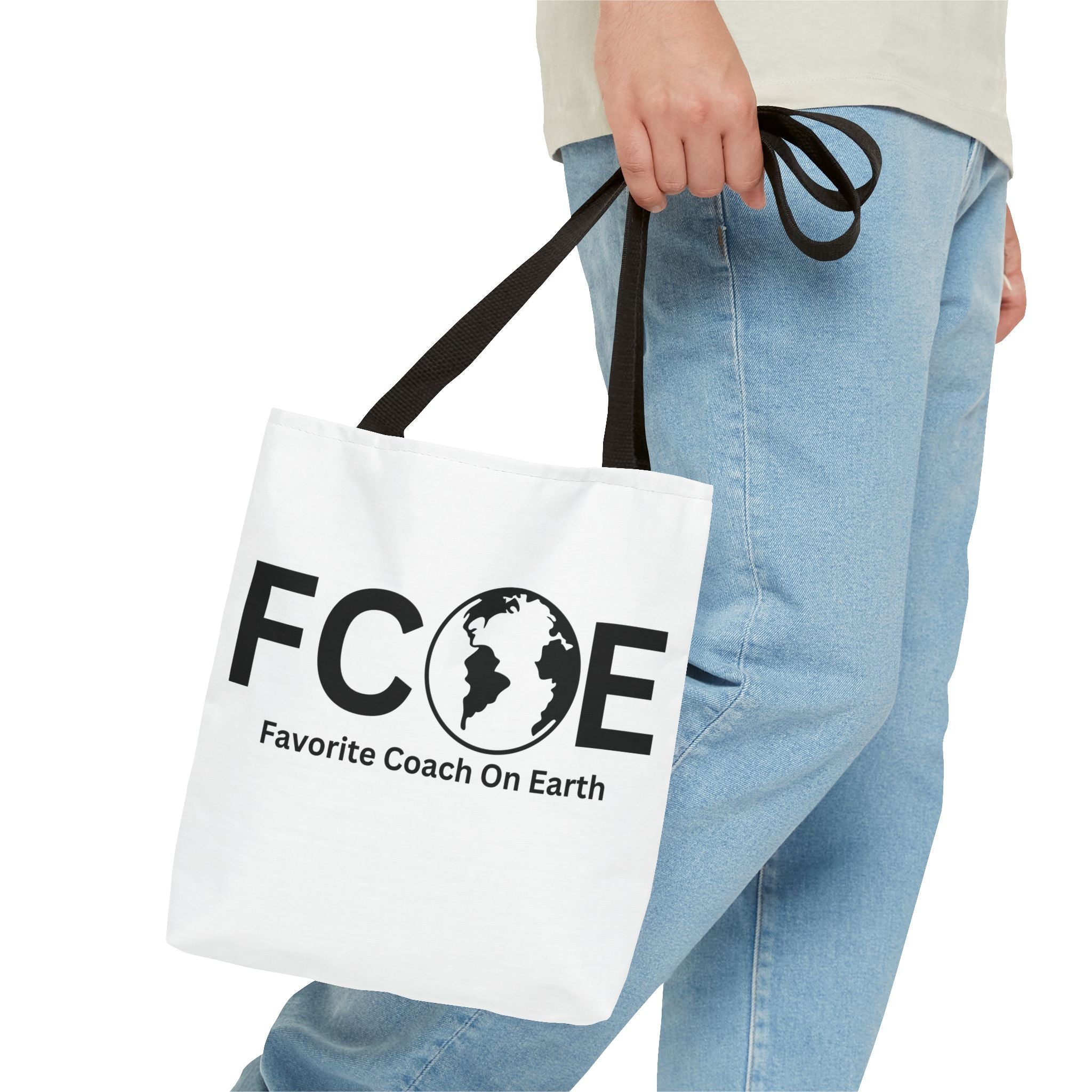 Favorite Coach On Earth (FCOE) Tote Bag - Custom Printed Stylish and Functional Tote